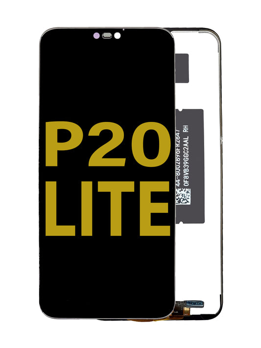 HW P20 Lite Screen Assembly (Without The Frame) (Refurbished) (Black)