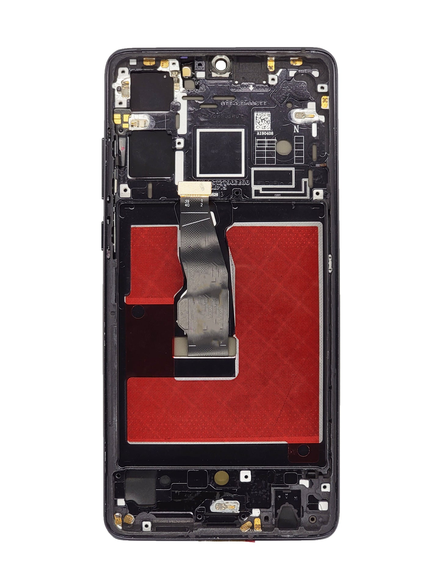 HW P30 Screen Assembly (With The Frame) (OLED) (Black)