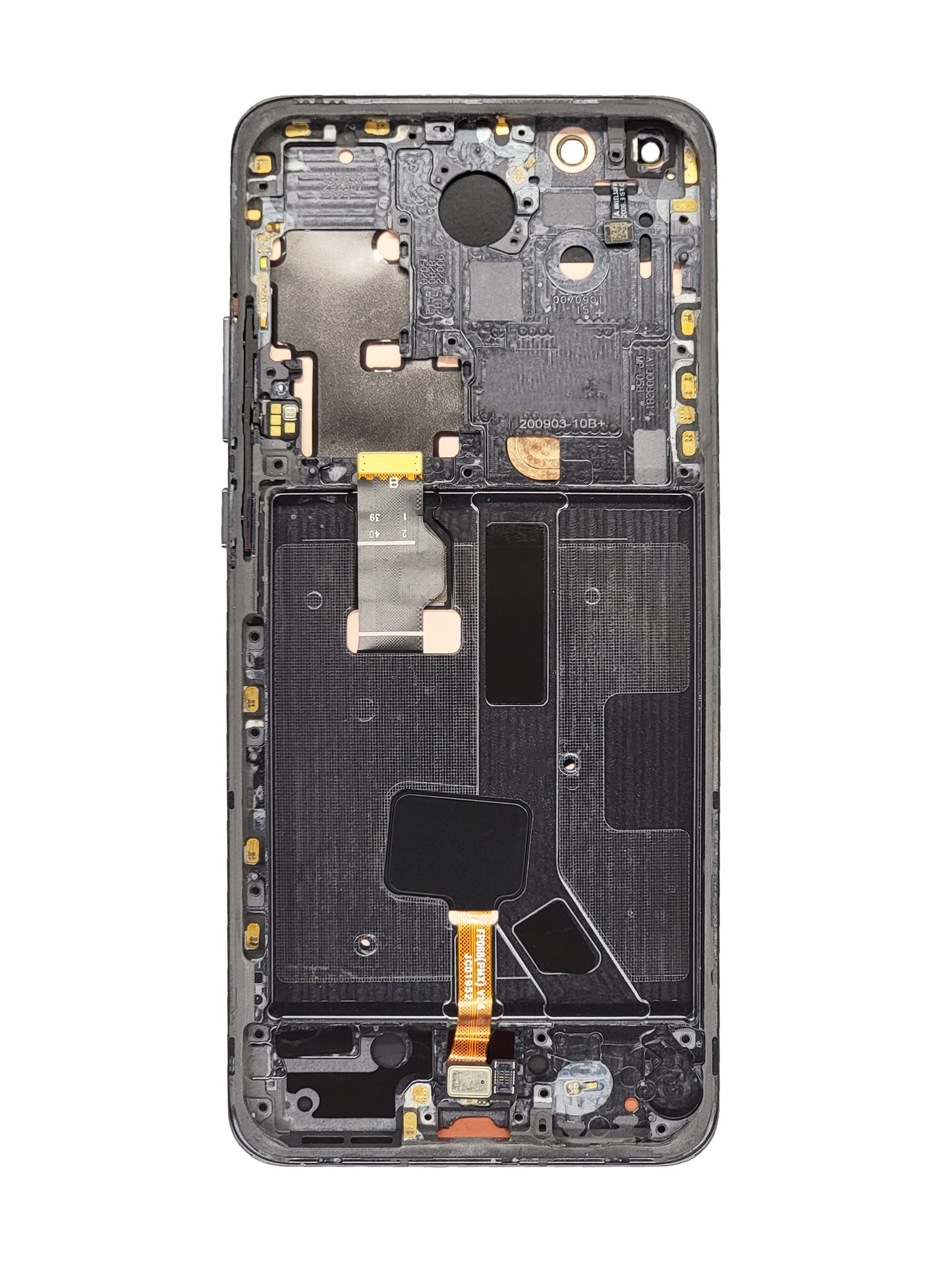 HW P40 Pro Screen Assembly (With The Frame) (Refurbished) (Black)