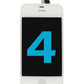iPhone 4 LCD Assembly (Aftermarket) (White)