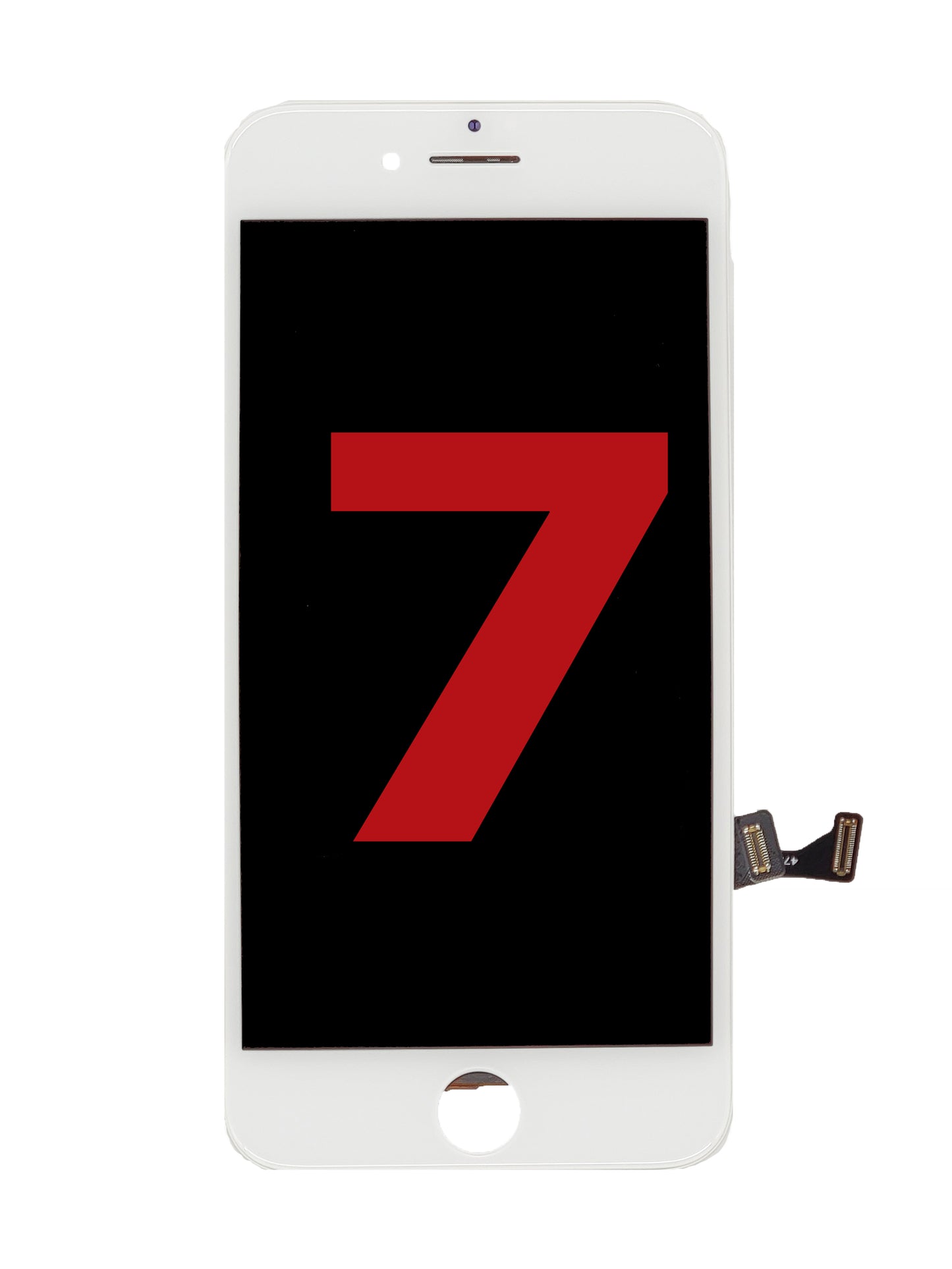 iPhone 7 LCD Assembly (Aftermarket Plus) (QV6) (White)