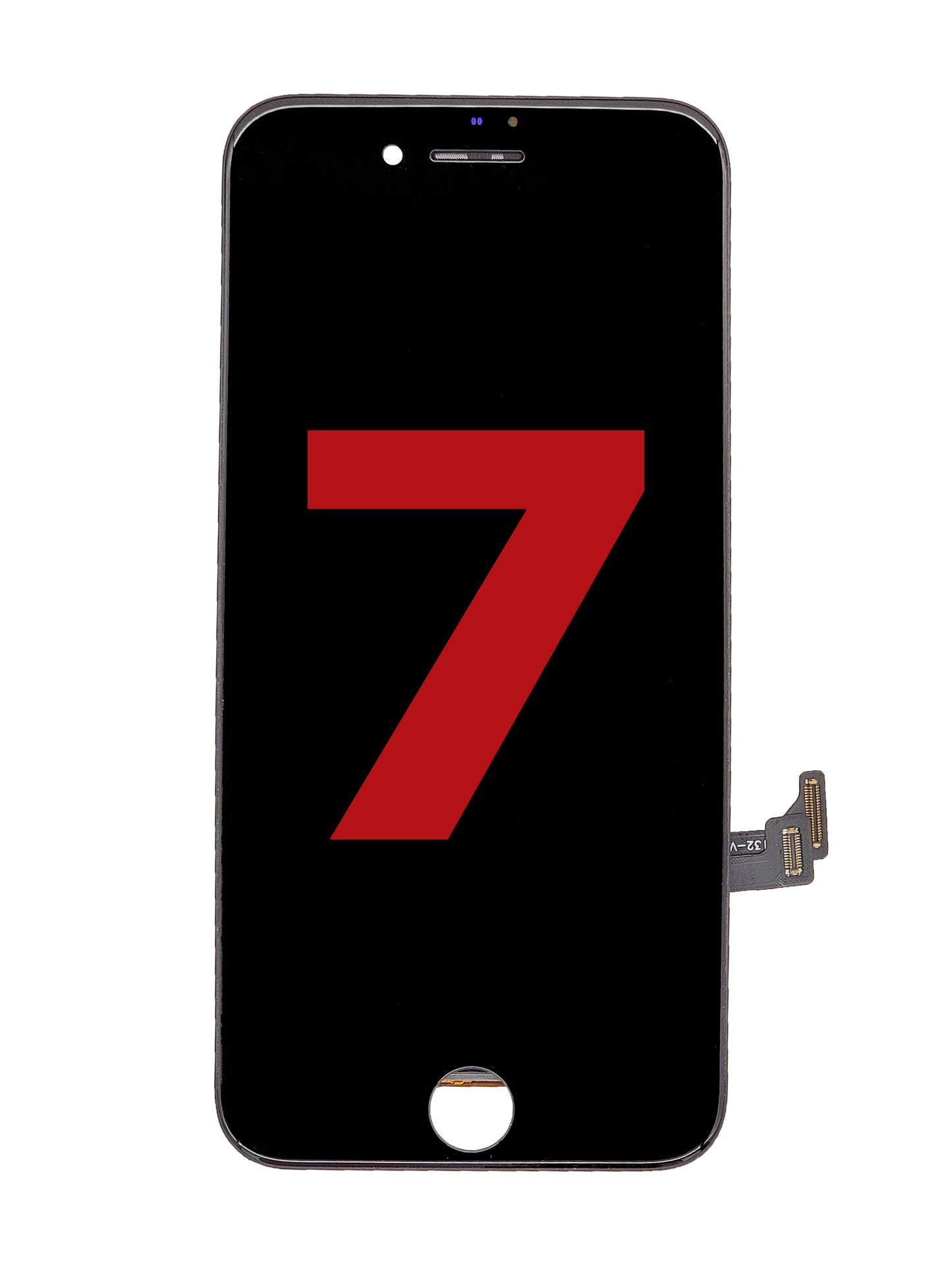 iPhone 7 LCD Assembly (Aftermarket Plus) (QV6) (Black)