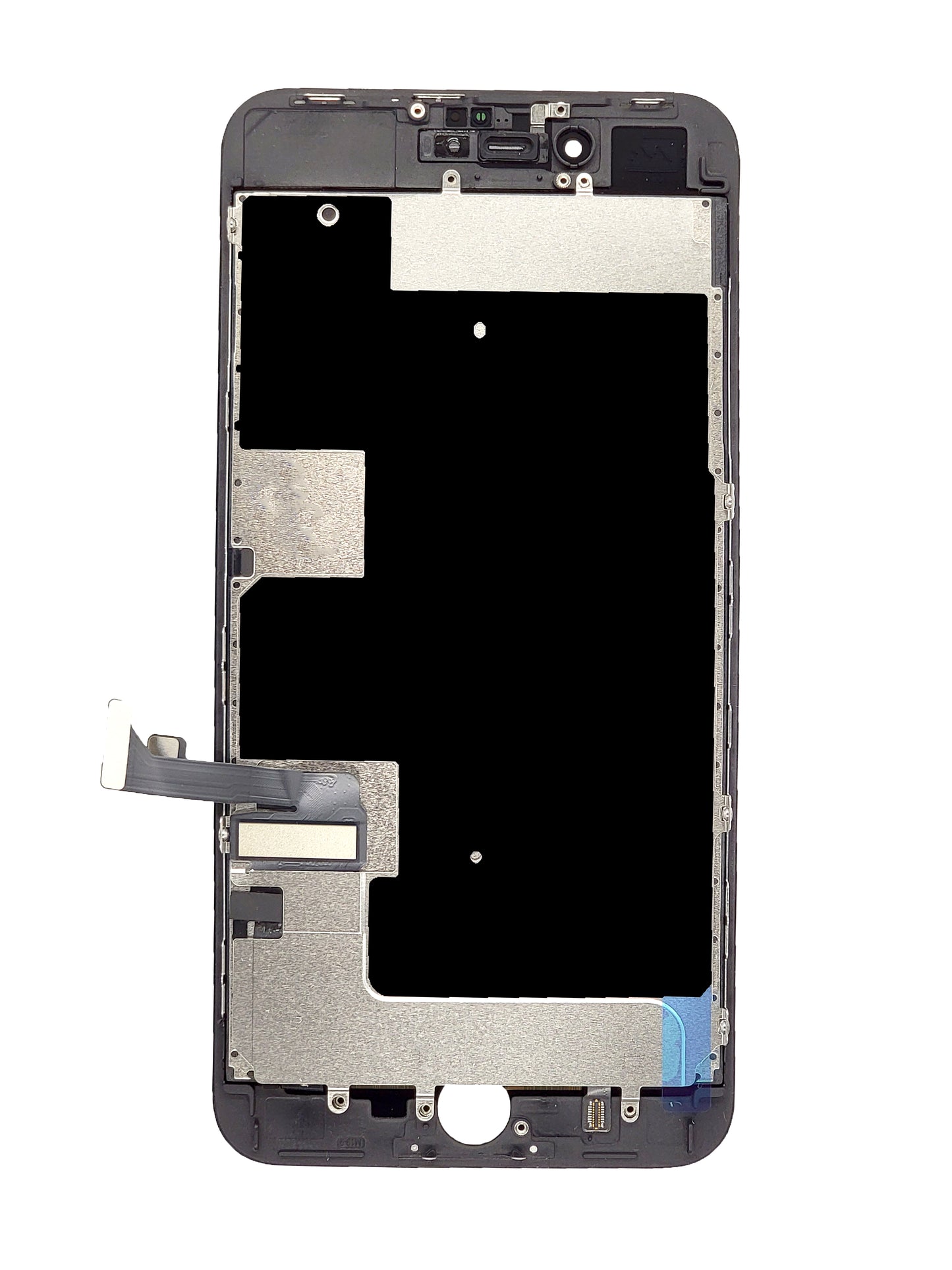 LCD Assembly with Steel Plate for iPhone 8 Plus (Black) (Aftermarket / QV6)