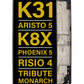 LGK K31 / Aristo 5 / K8X / Phoenix 5 / Risio 4 / Tribute Monarch (K300) Screen Assembly (With The Frame) (Refurbished) (Black)
