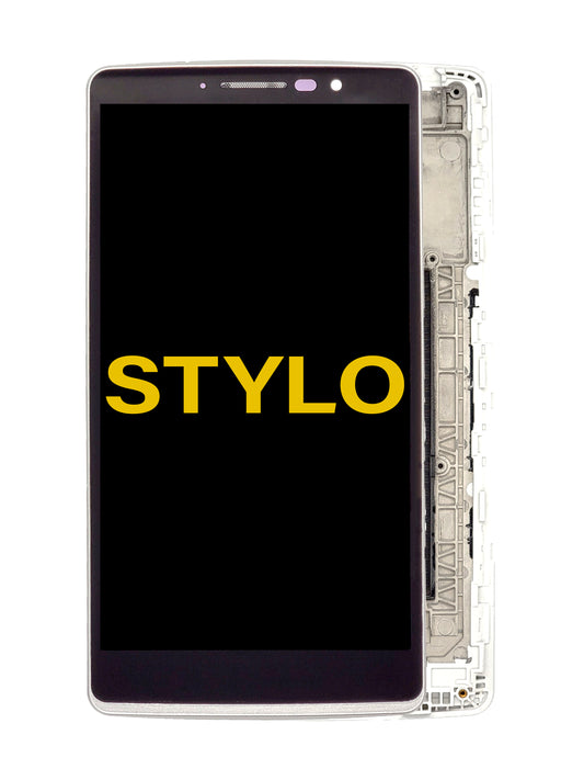LGS Stylo Screen Assembly (With The Frame) (Refurbished) (Black)