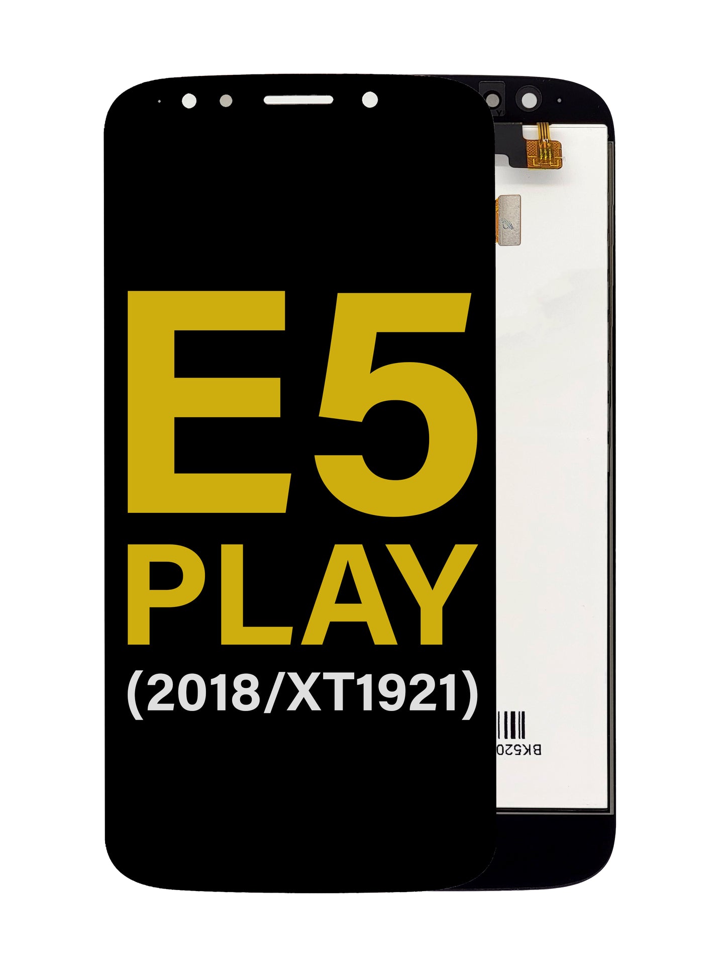 Moto E5 Play (XT1921) Screen Assembly (Without The Frame) (Refurbished) (Black)