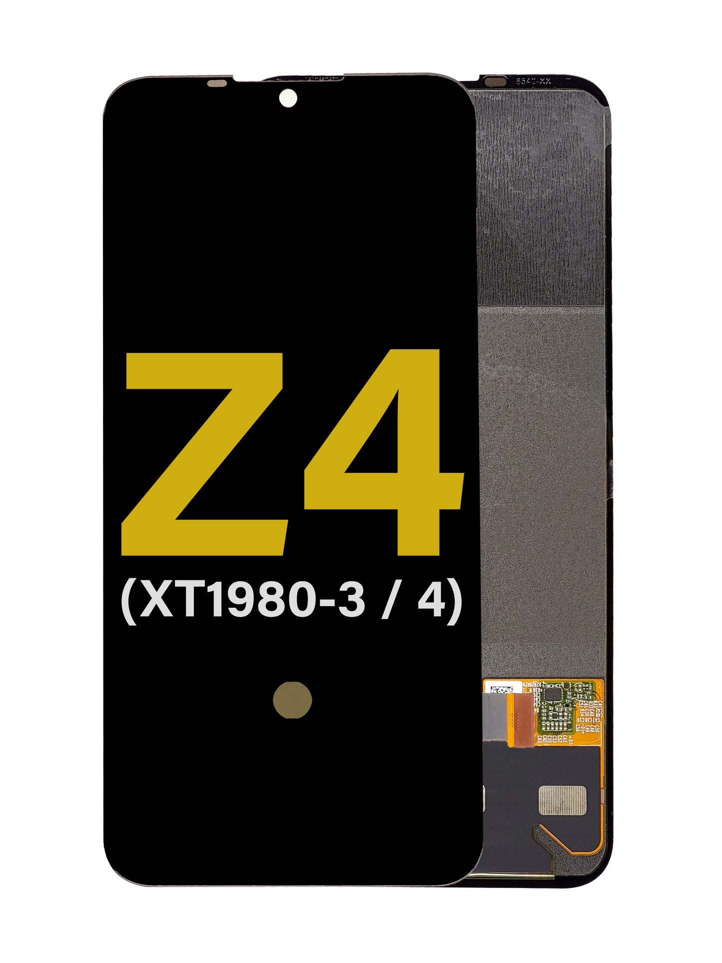 Moto Z4 (XT1980-3 / 4) Screen Assembly (Without The Frame) (Refurbished) (Black)
