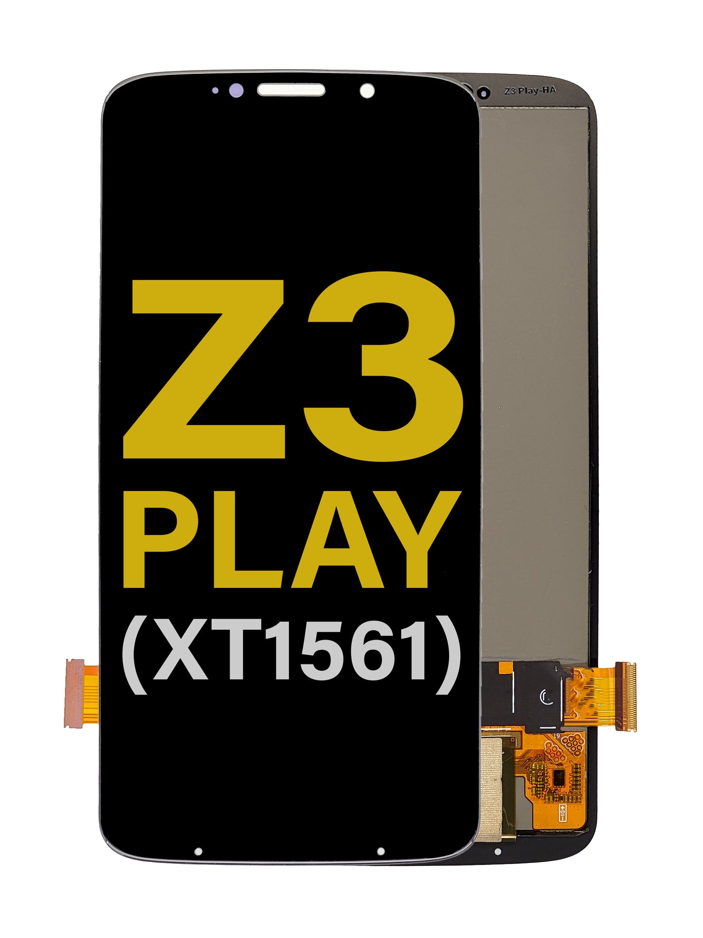Moto Z3 Play (XT1929) Screen Assembly (Without The Frame) (Refurbished) (Black)