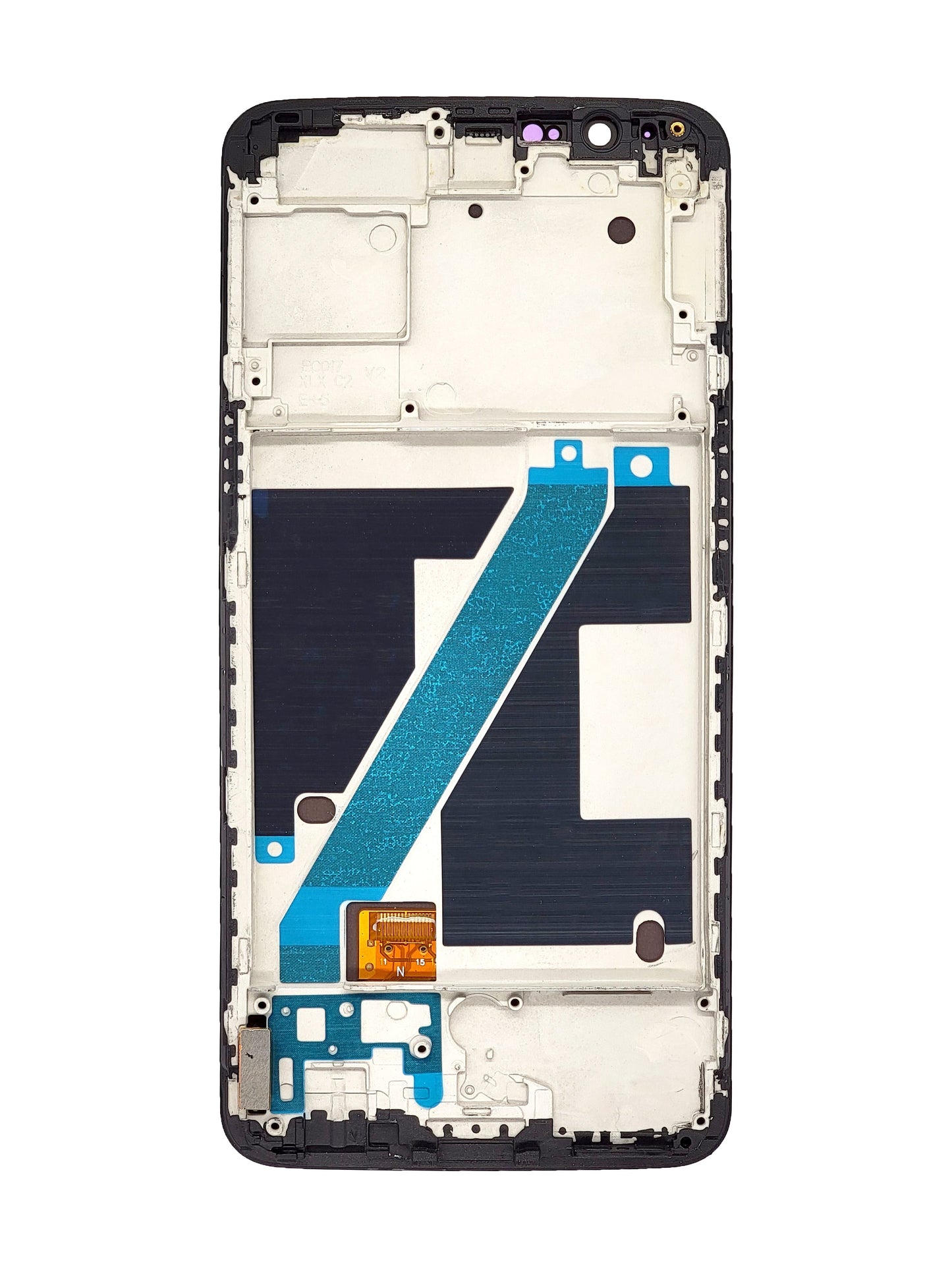 OPS 1+5T Screen Assembly (With The Frame) (OLED) (Black)