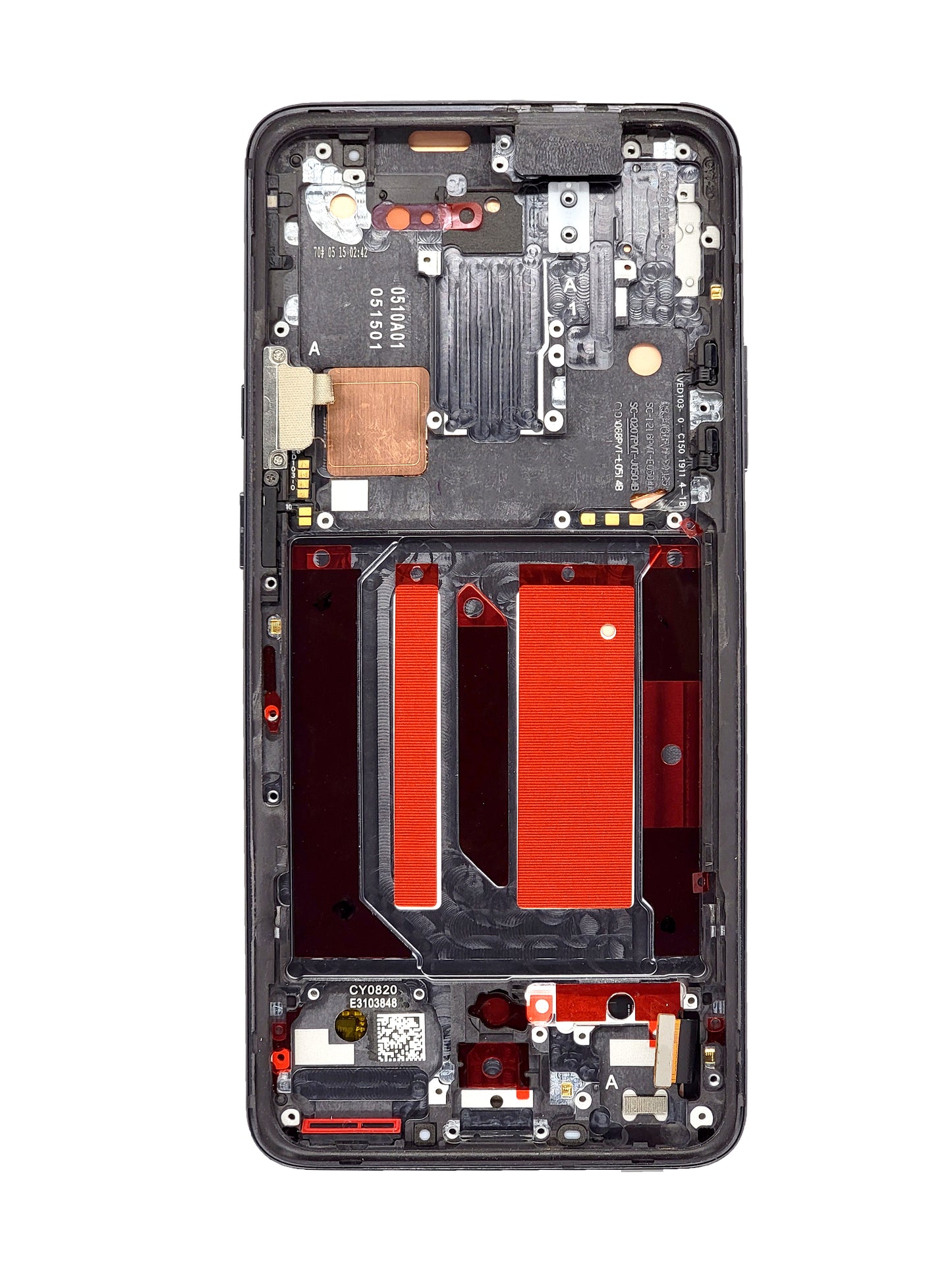 OPS 1+7 Pro Screen Assembly (With The Frame) (Refurbished) (Black)