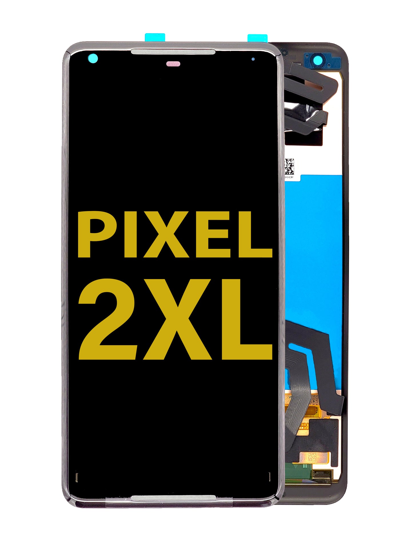 Google Pixel 2XL Screen Assembly (Without The Frame) (Refurbished) (Black)