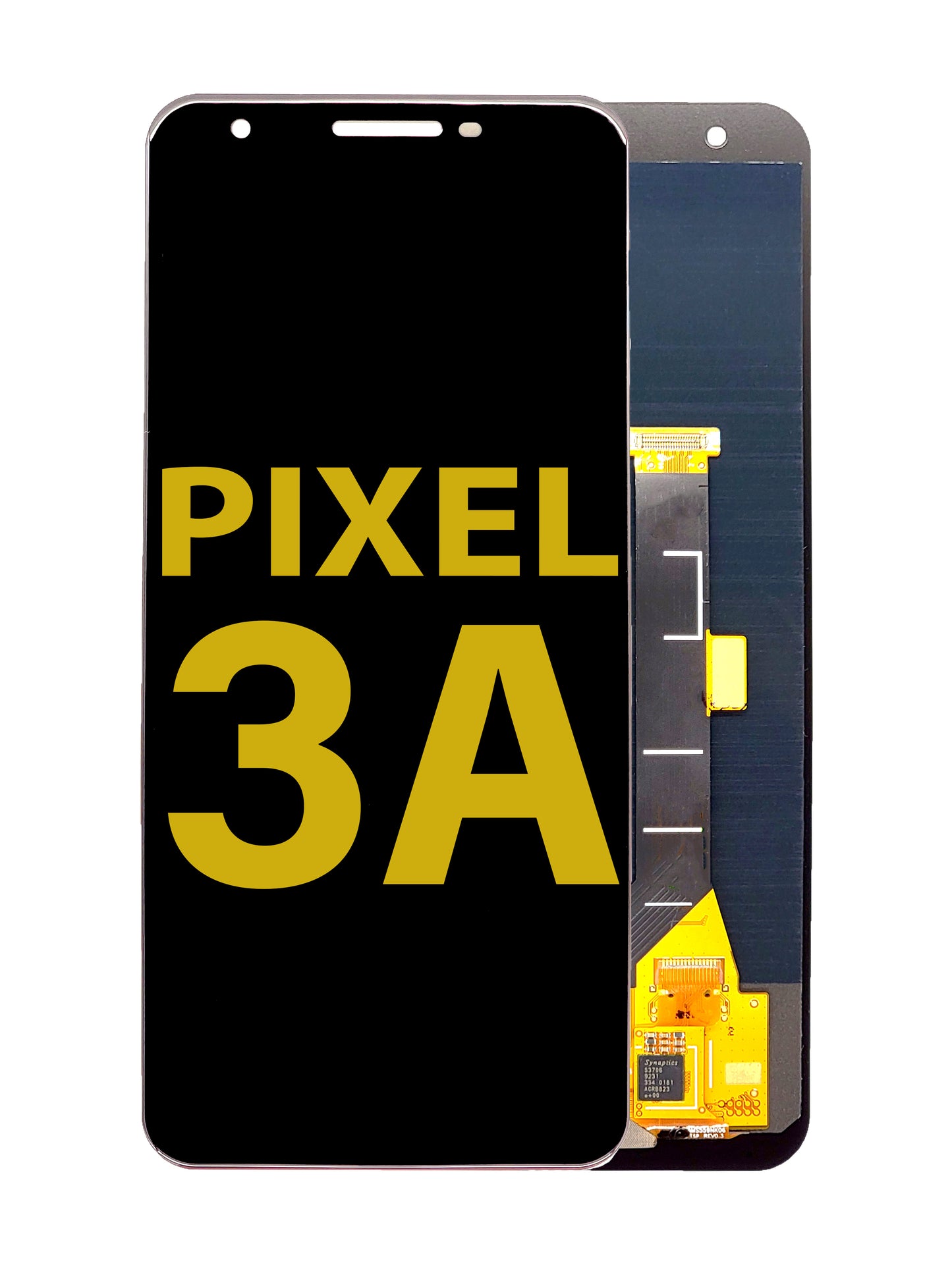 Google Pixel 3A Screen Assembly (Without The Frame) (Refurbished) (Black)