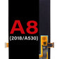 SGA A8 2018 (A530) Screen Assembly (Without The Frame) (OLED) (Black)