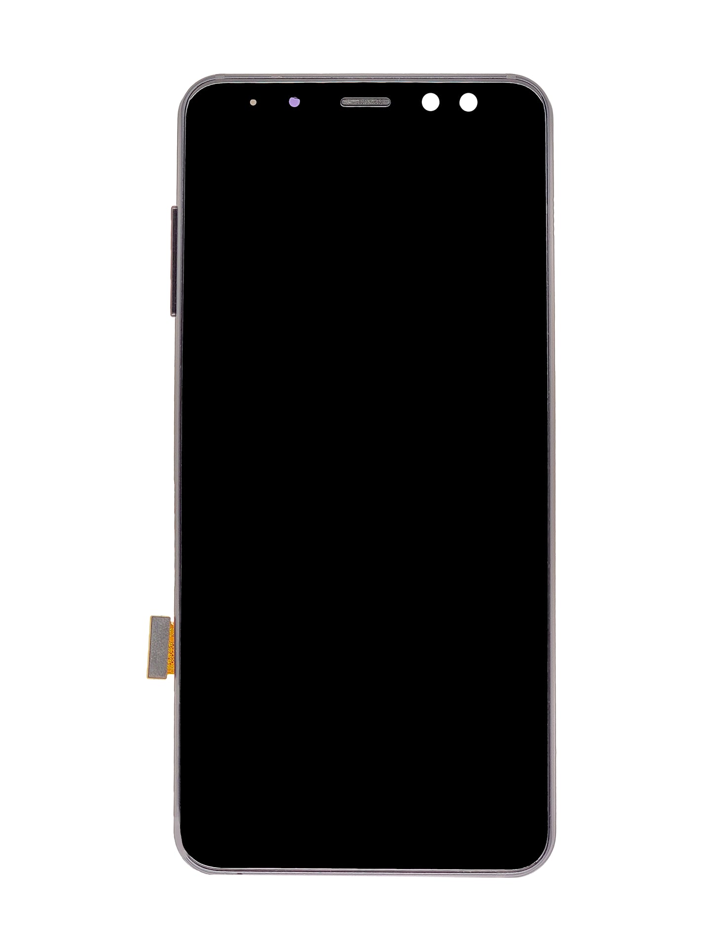 OLED Assembly with Frame for Galaxy A8 (A530 / 2018) (BLACK) (Aftermarket OLED)