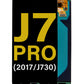 SGJ J7 Pro 2017 (J730) Screen Assembly (Without The Frame) (Refurbished) (Black)