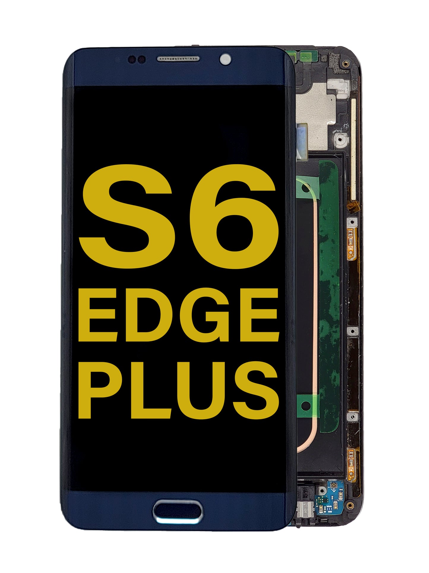 SGS S6 Edge Plus Screen Assembly (With The Frame) (Refurbished) (Blue)