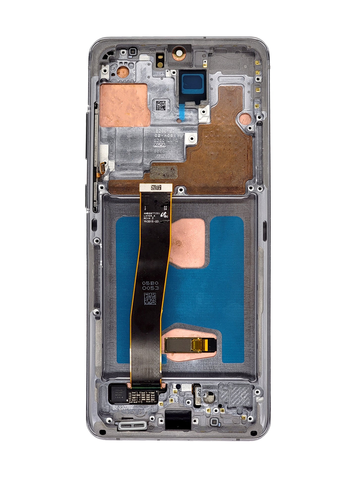 OLED Assembly with Frame for Galaxy S20 Ultra (G988) (COSMIC GRAY) (Premium)