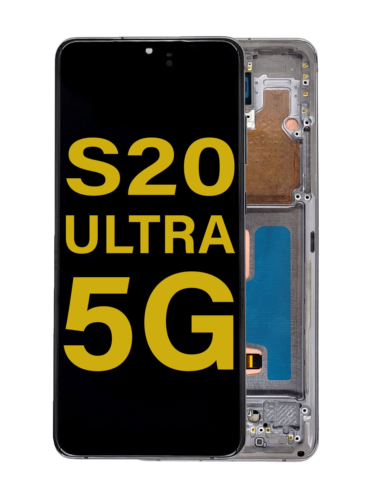 SGS S20 Ultra (5G) Screen Assembly (With The Frame) (Refurbished) (Cosmic Gray)