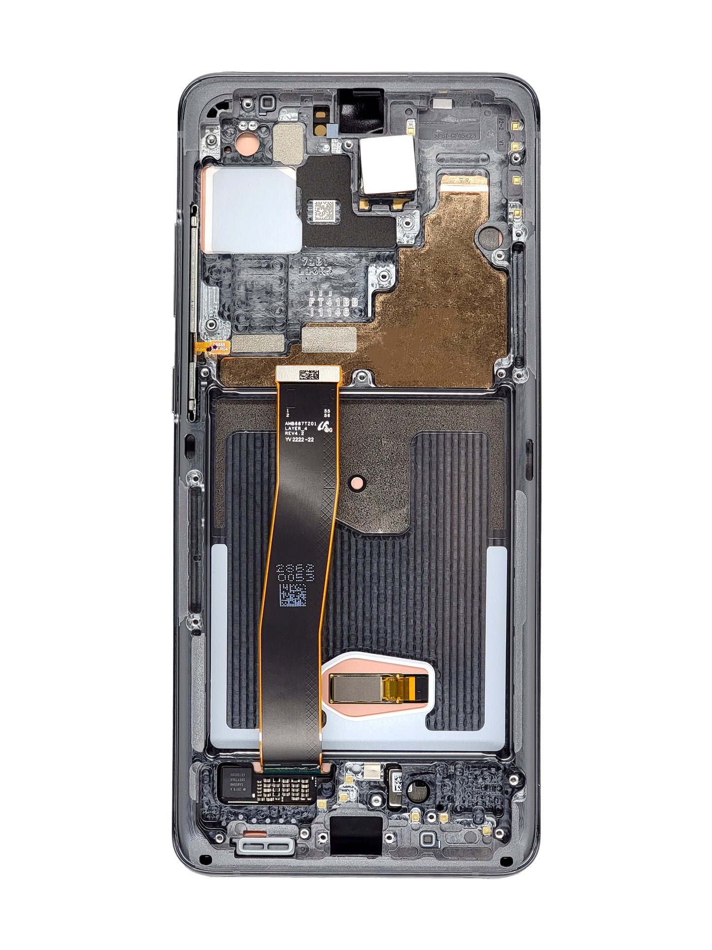 SGS S20 Ultra (5G) Screen Assembly (With The Frame) (Service Pack) (Cosmic Gray)