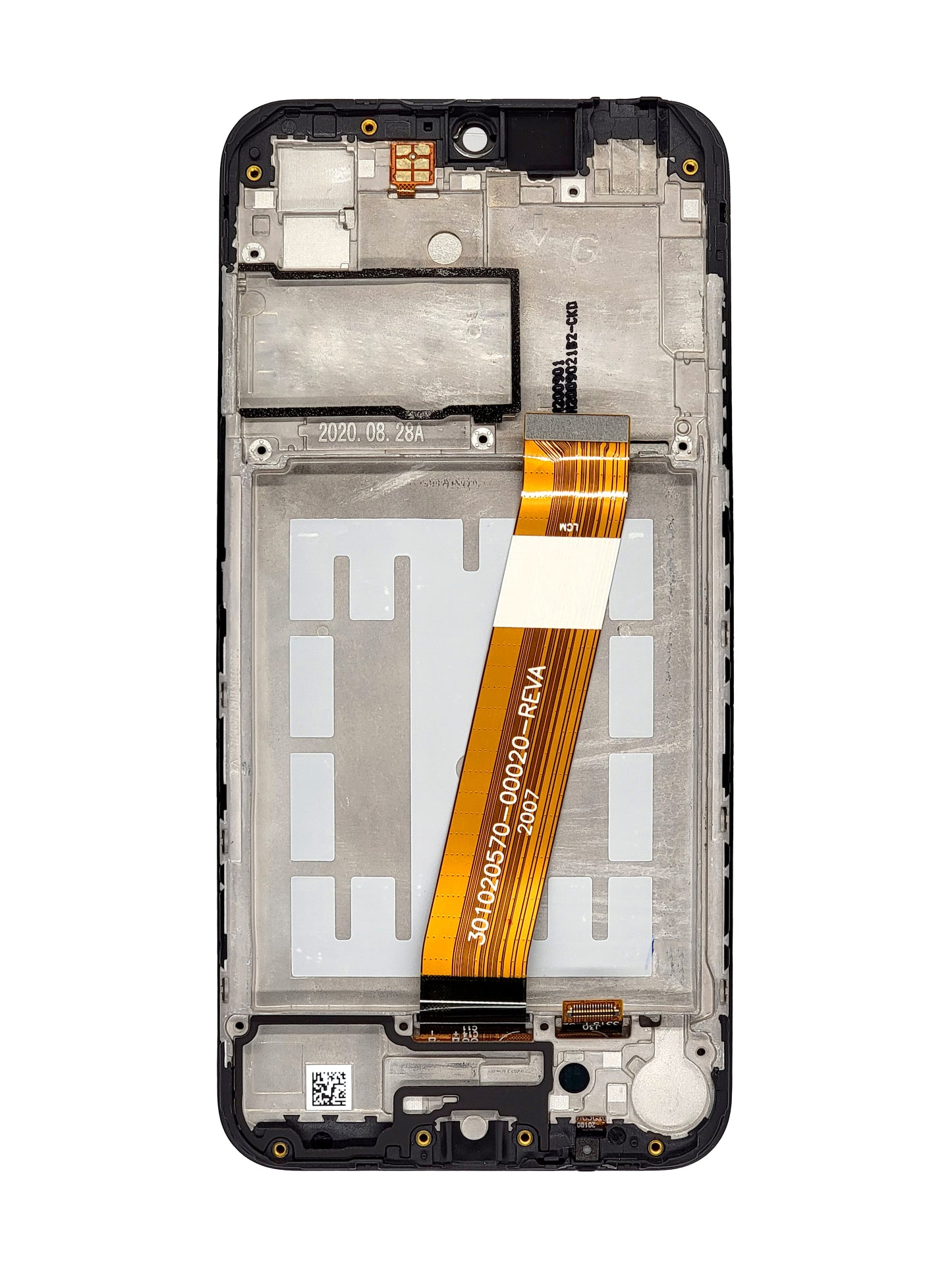 Samsung A01 2020 (A015A) Screen Assembly (With The Frame) (Refurbished) (Black)