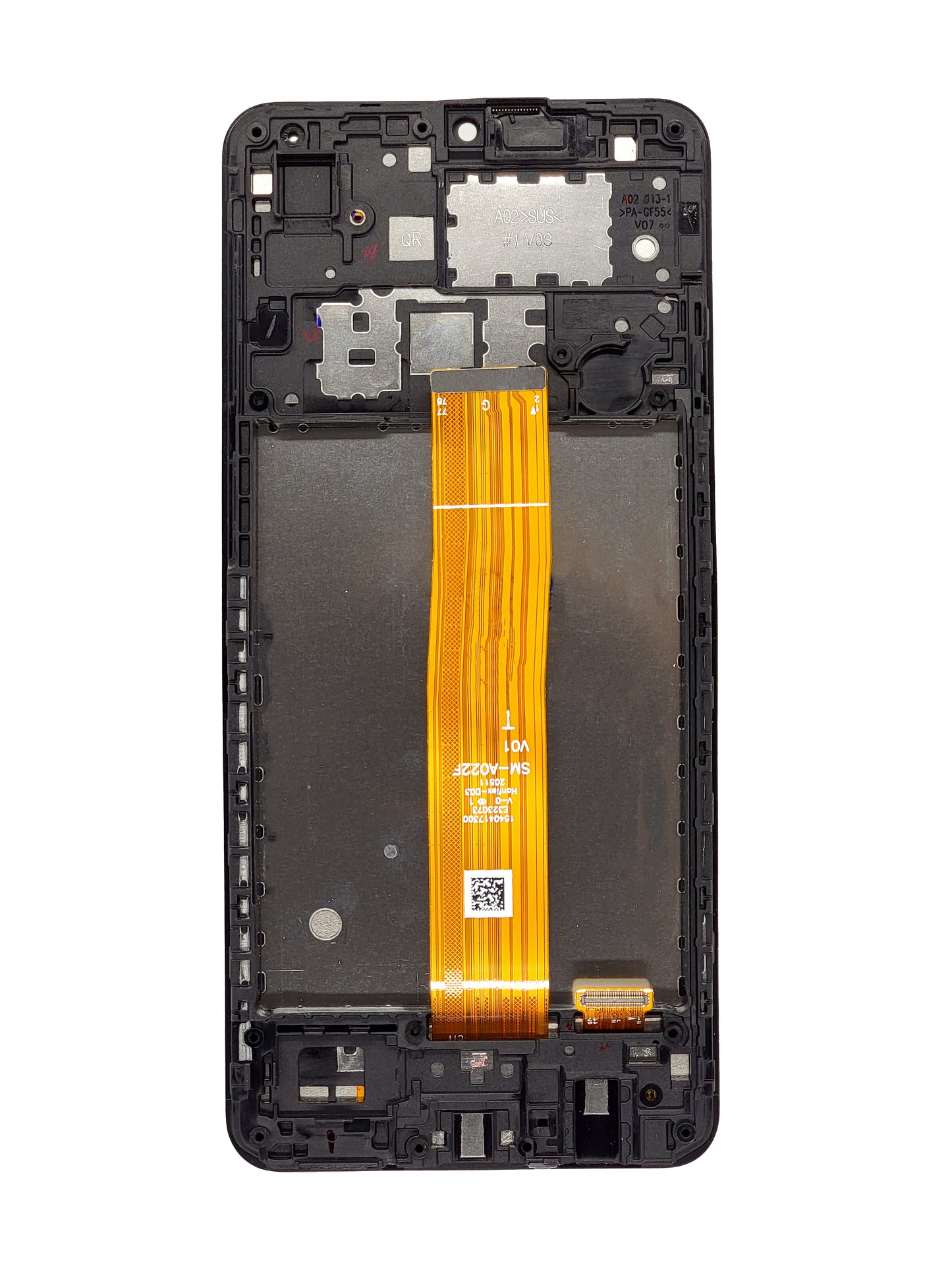 Samsung A02 2020 (A022) Screen Assembly (With The Frame) (Refurbished) (Black)