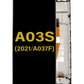 SGA A03s 2021 (A037F) Micro USB (Dual Sim) Screen Assembly (With The Frame) (Refurbished) (Black)