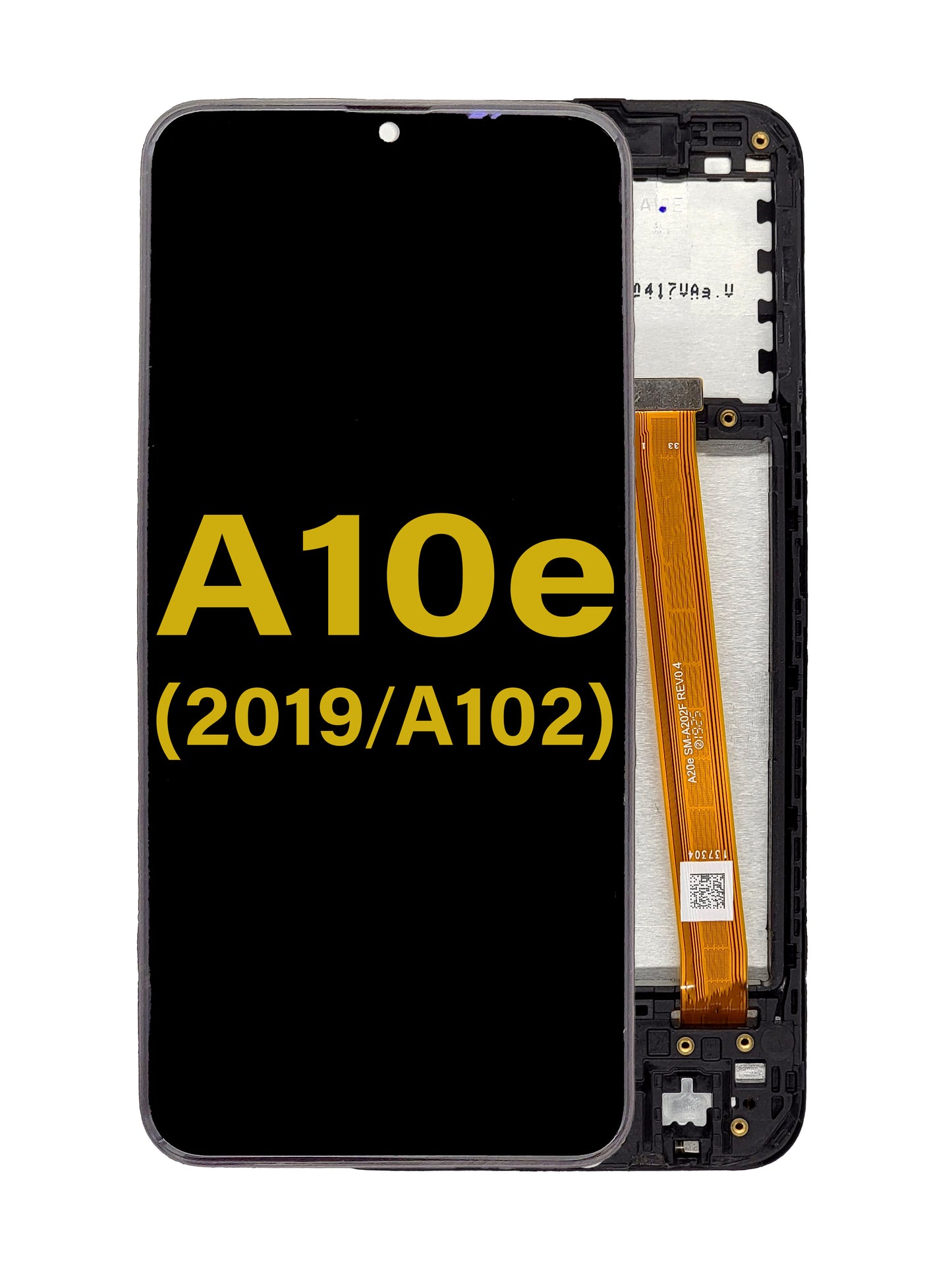 Samsung A10e 2019 (A102) Screen Assembly (With The Frame) (Incell) (Black)