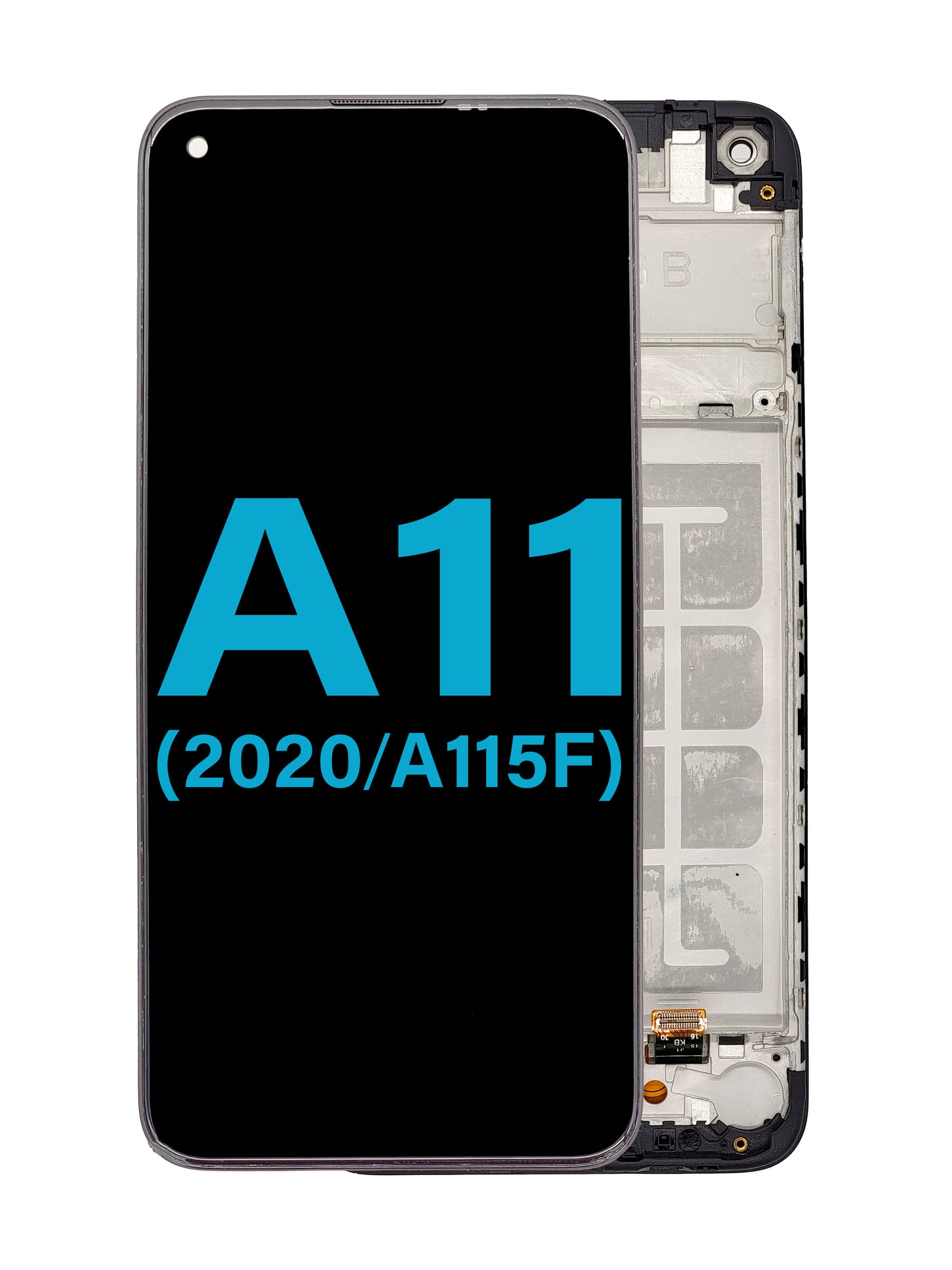 Samsung A11 2020 (A115F) F Version Screen Assembly (With The Frame) (Incell) (Black)