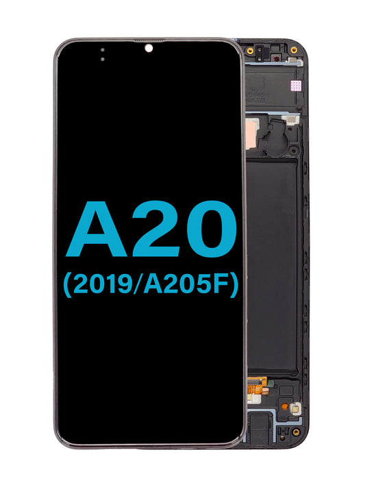 SGA A20 2019 (A205F) F Version Screen Assembly (With The Frame) (Incell) (Black)