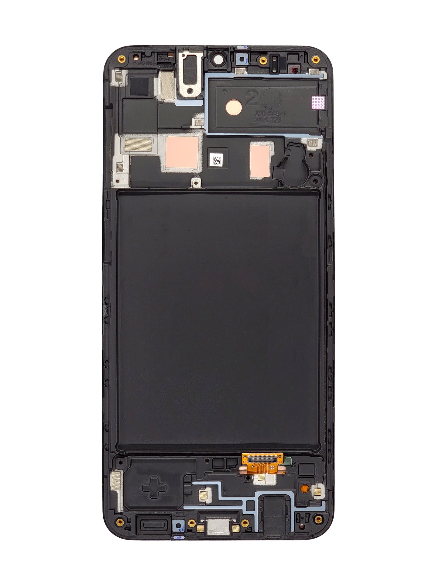 Samsung A20 2019 (A205F) F Version Screen Assembly (With The Frame) (Incell) (Black)