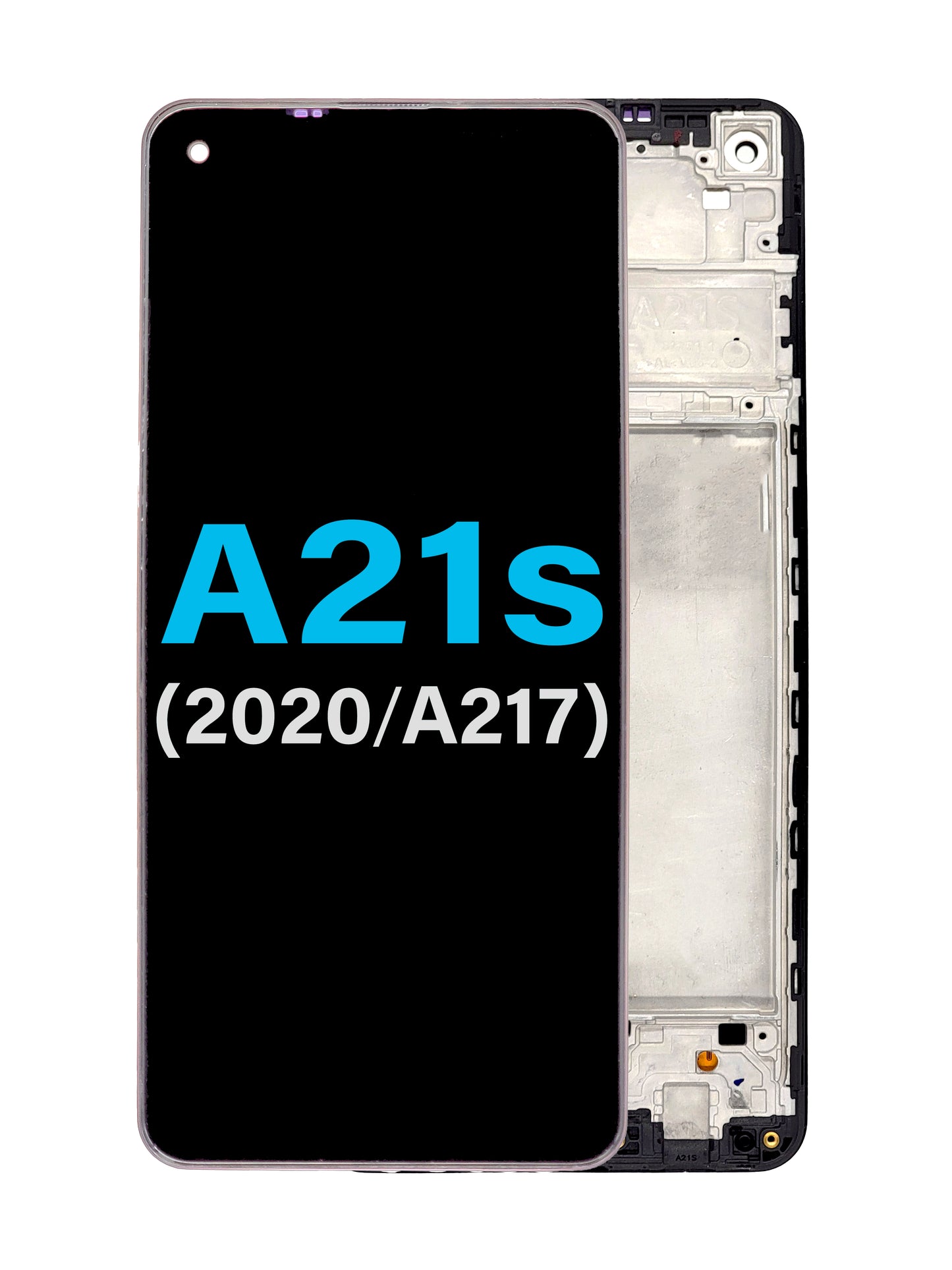 Samsung A21s 2020 (A217) Screen Assembly (With The Frame) (Incell) (Black)