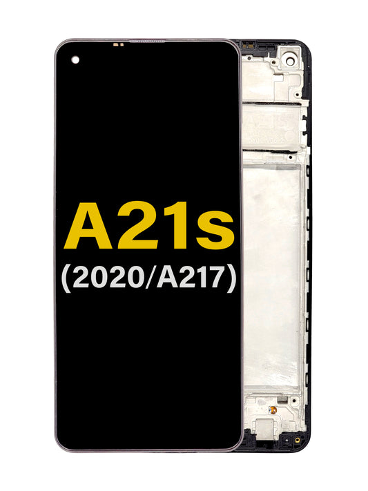 SGA A21s 2020 (A217) Screen Assembly (With The Frame) (Refurbished) (Black)