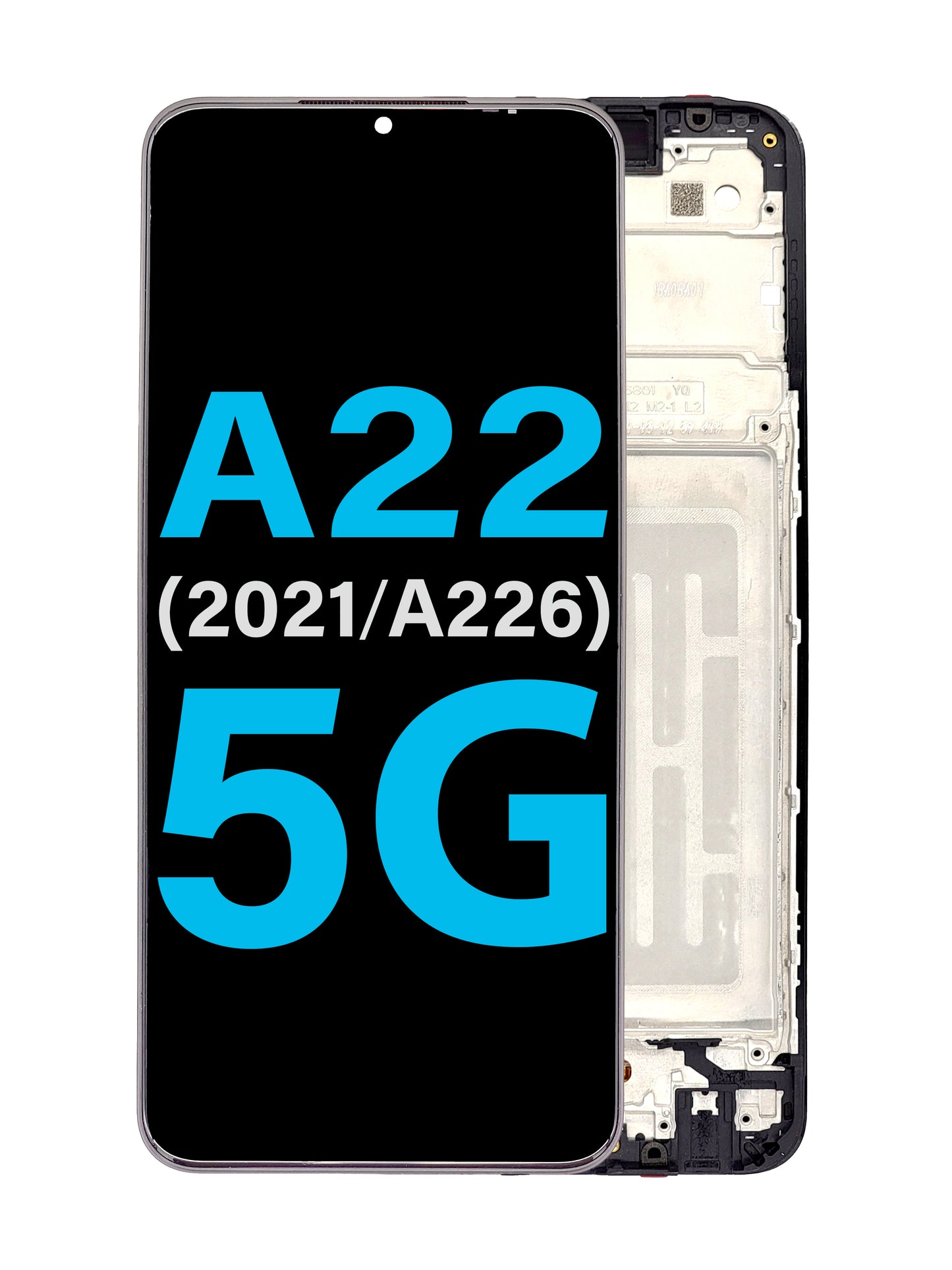 Samsung A22 2021 5G (A226) Screen Assembly (With The Frame) (Incell) (Black)