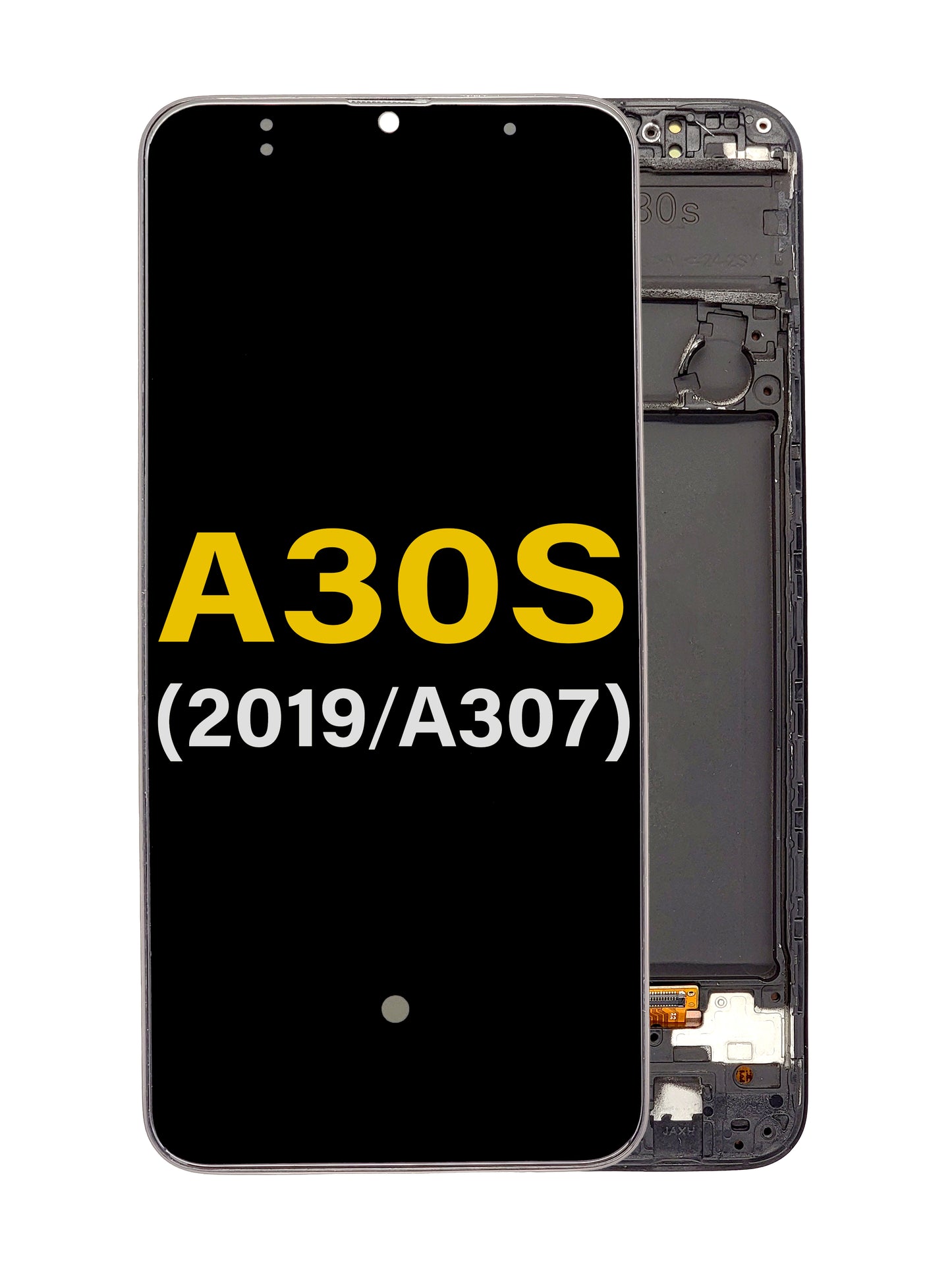 SGA A30s 2019 (A307) Screen Assembly (With The Frame) (Service Pack) (Black)