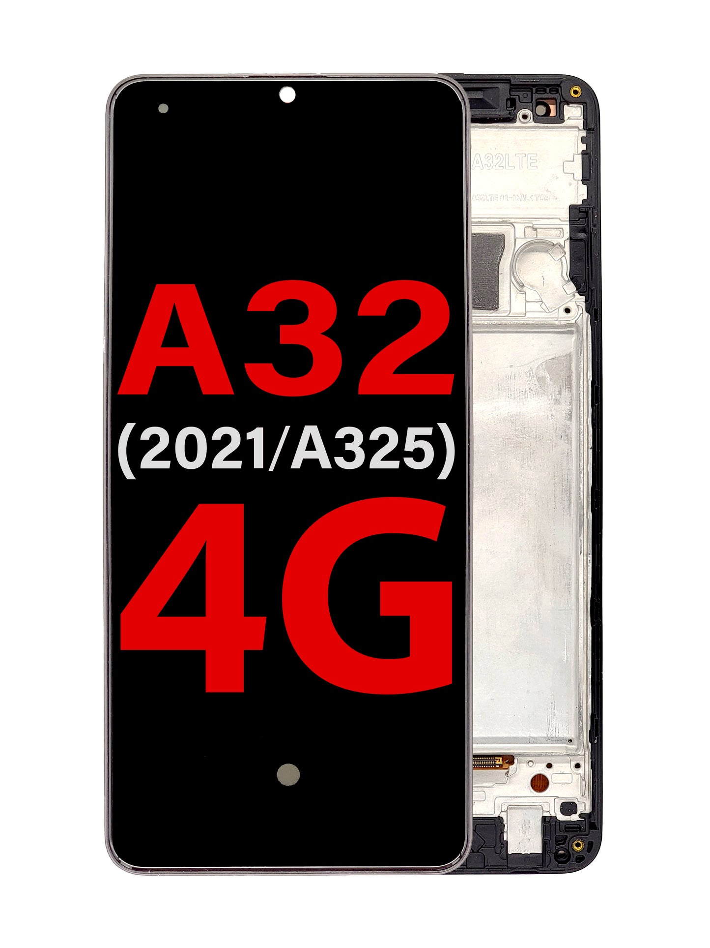 Samsung A32 2021 4G (A325) Screen Assembly (With The Frame) (OLED) (Black)