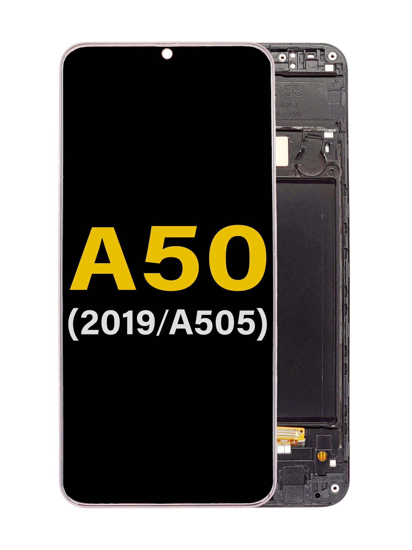 SGA A50 2019 (A505F) Screen Assembly (International Version) (With The Frame) (Refurbished) (Black)