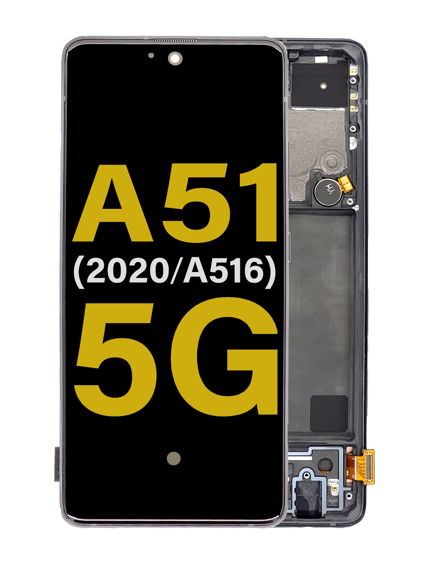 Samsung A51 2020 (5G) (A516) Screen Assembly (With The Frame) (Refurbished) (Black)