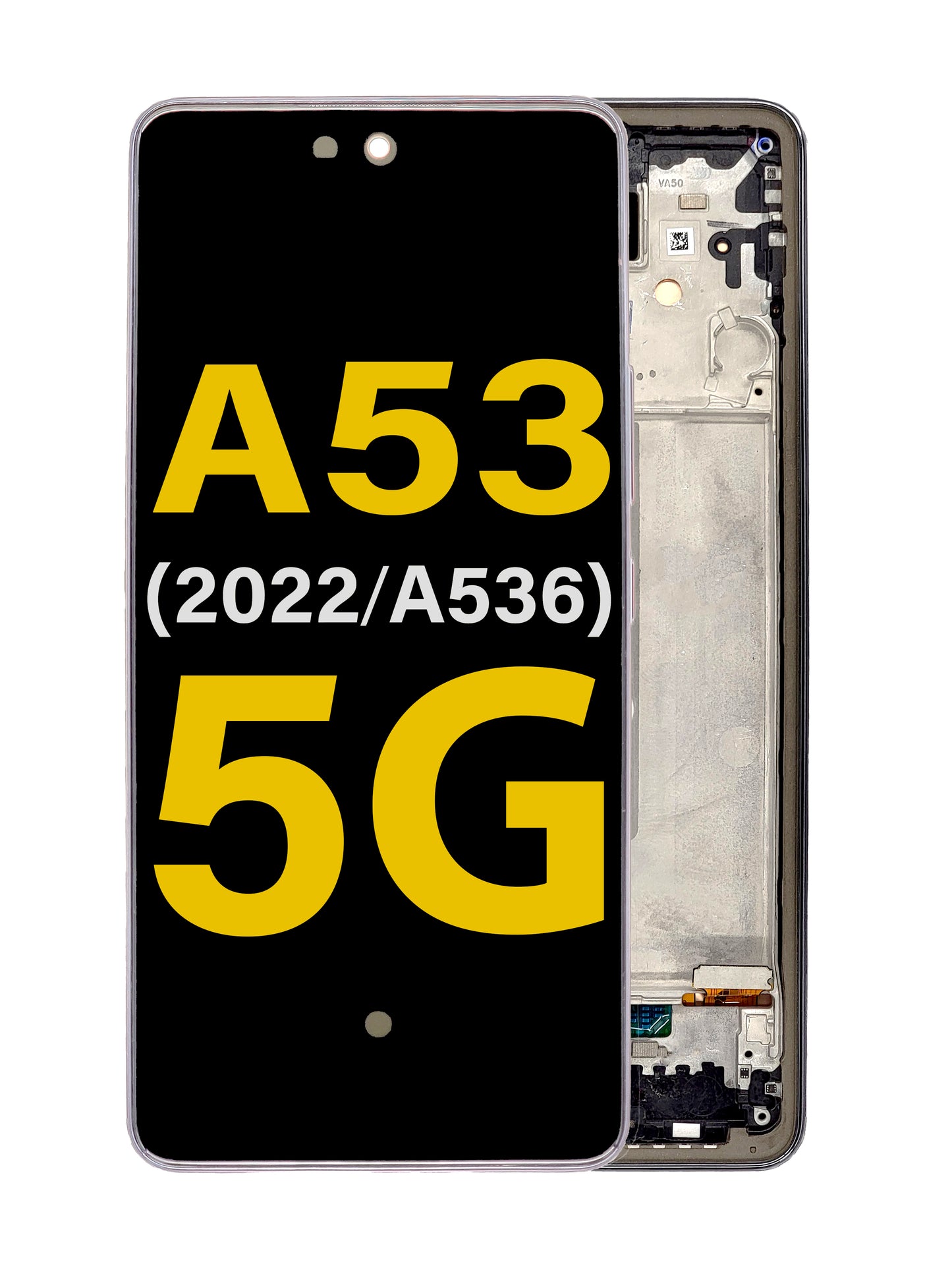 SGA A53 2022 5G (A536) Screen Assembly (With The Frame) (Refurbished) (Black)