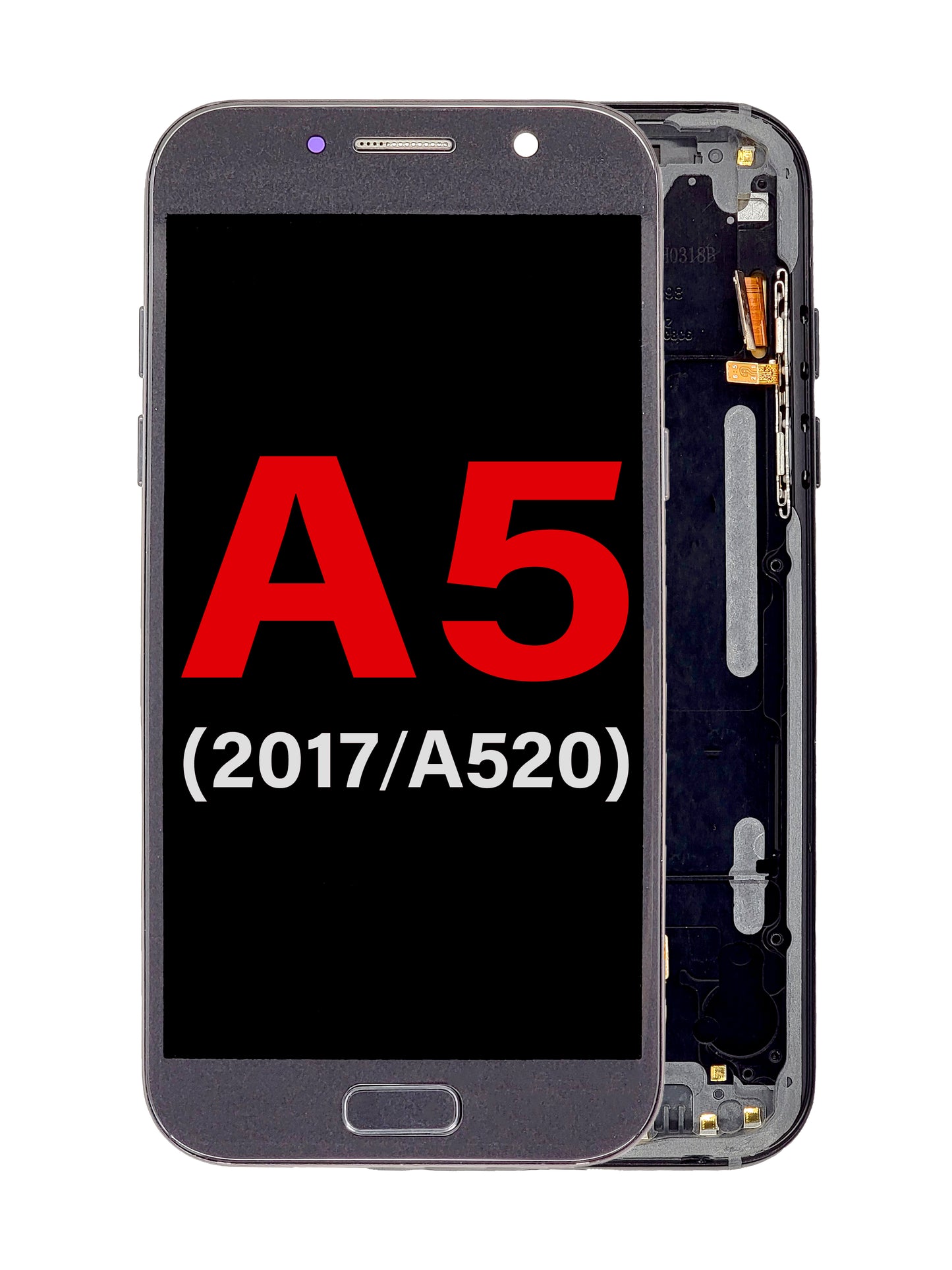 Samsung A5 2017 (A520) Screen Assembly (With The Frame) (OLED) (Black)