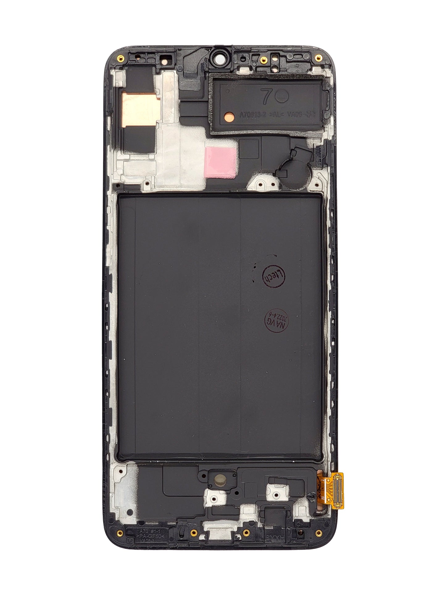 Samsung A70 2019 (A705) Screen Assembly (With The Frame) (Refurbished) (Black)