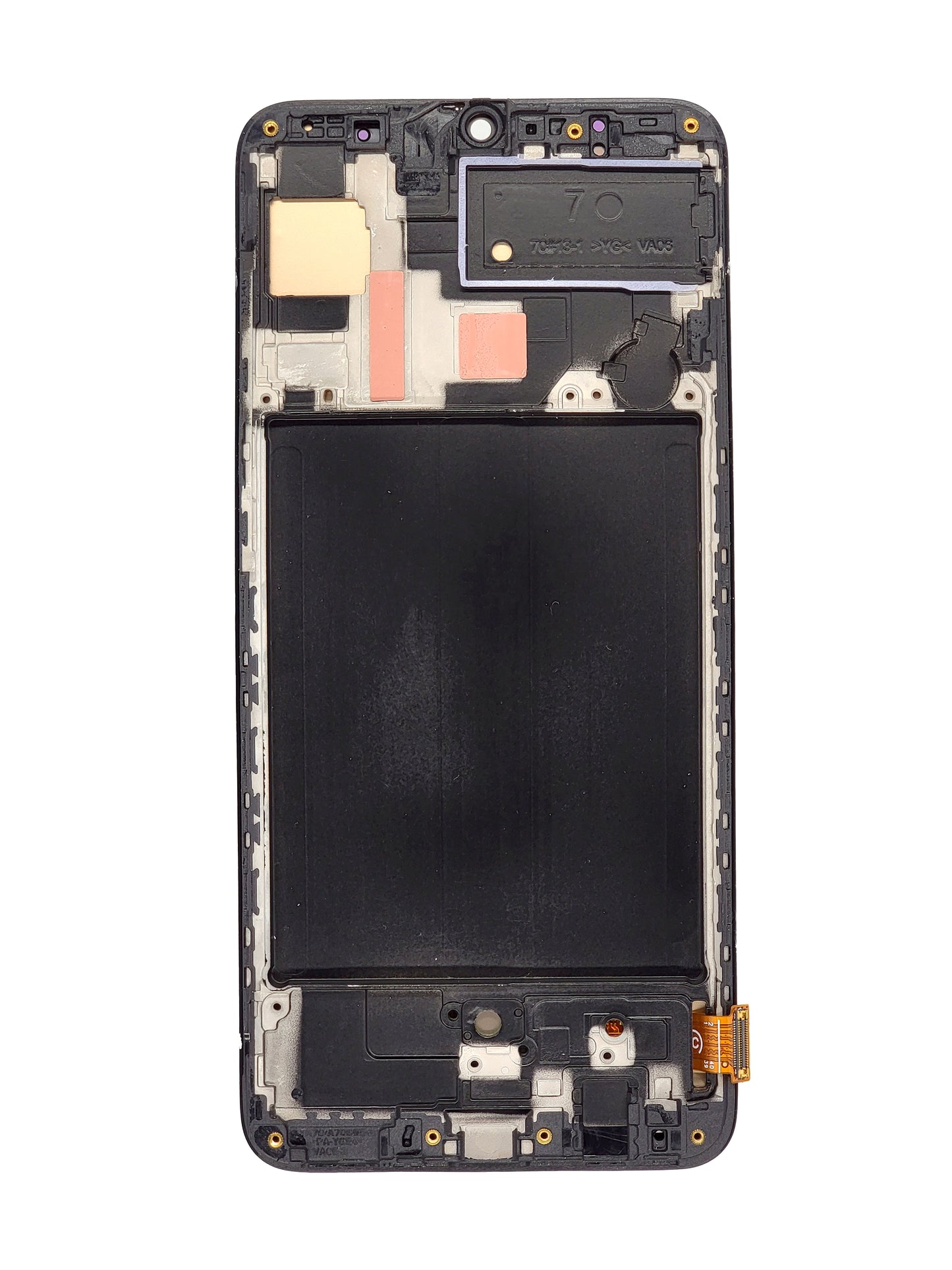 Samsung A70 2019 (A705) (6.66") Screen Assembly (With The Frame) (OLED) (Black)