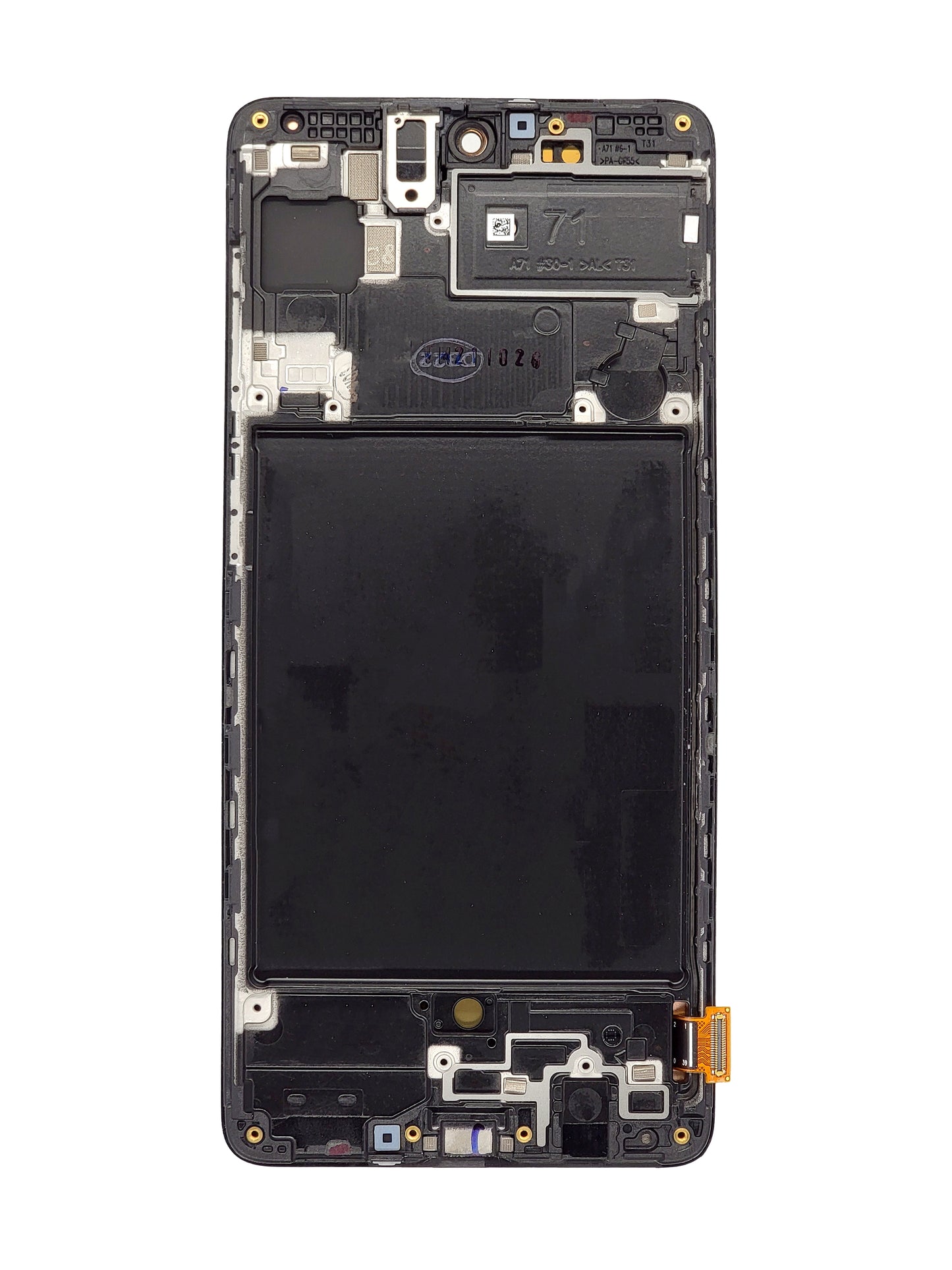 Samsung A71 2020 (A715) Screen Assembly (With The Frame) (Service Pack) (Black)