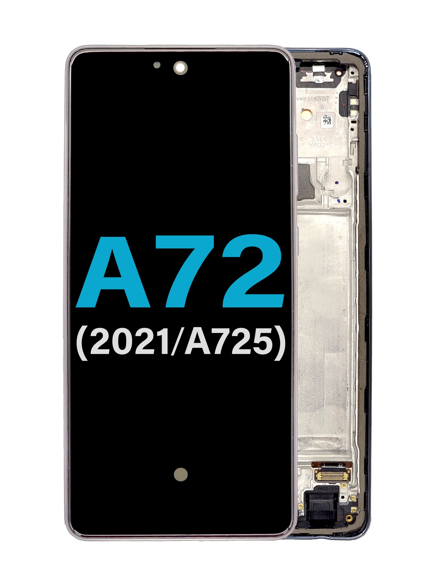 Samsung A72 2021 (A725) Screen Assembly (With The Frame) (Incell) (Black)