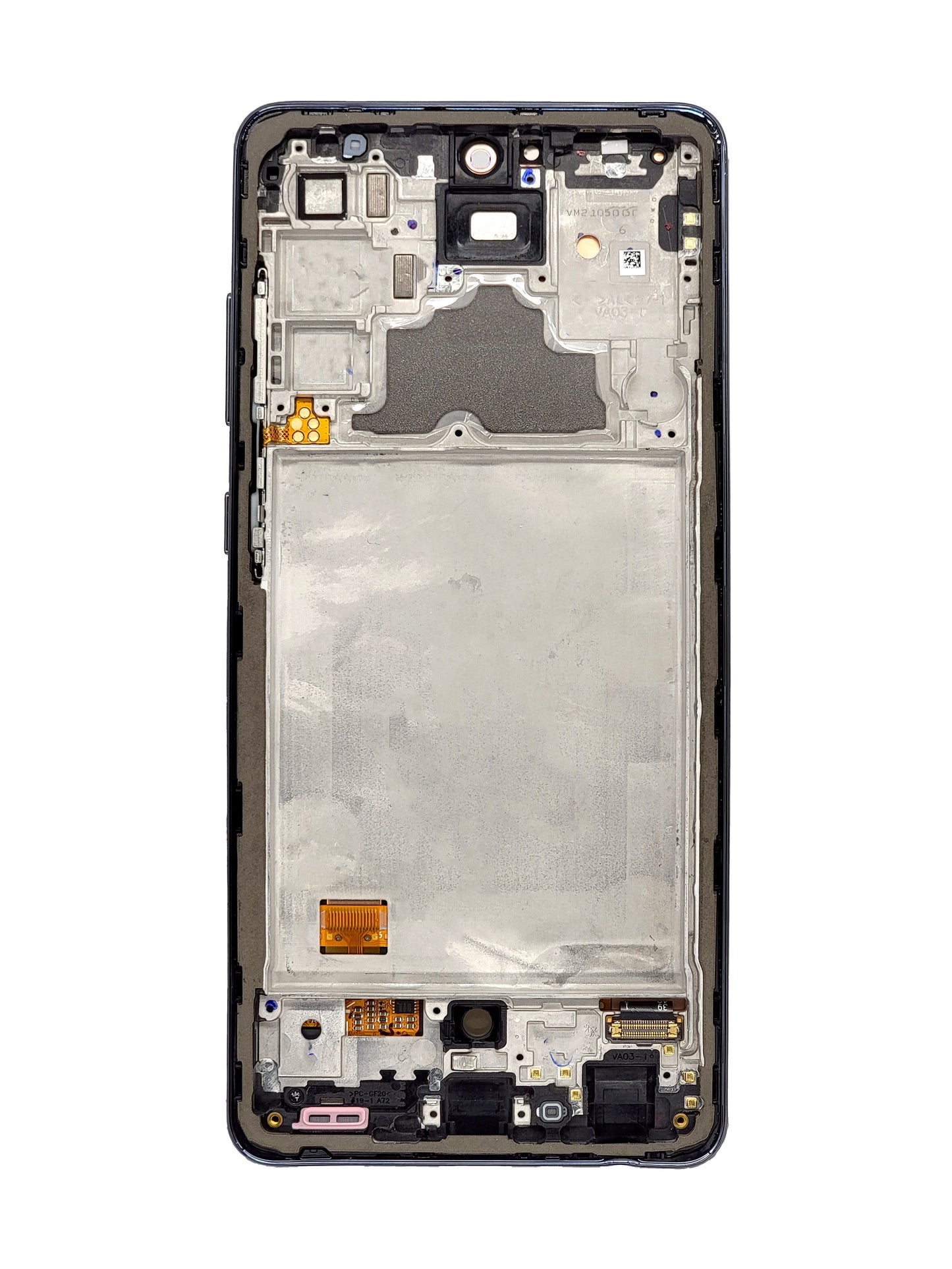 Samsung A72 2021 (A725) Screen Assembly (With The Frame) (Refurbished) (Black)