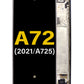 SGA A72 2021 (A725) Screen Assembly (With The Frame) (Service Pack) (Black)