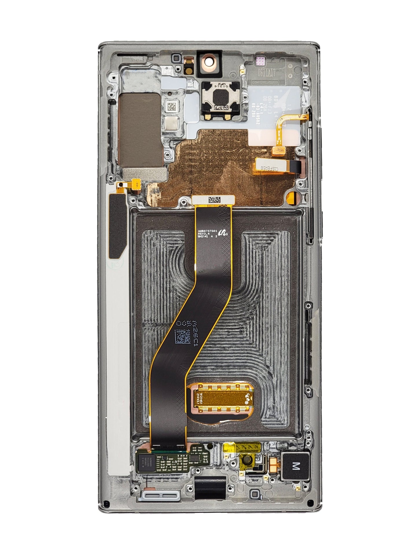 OLED Assembly with Frame for Galaxy Note 10 Plus N975 (AURA GLOW) (Service Pack)