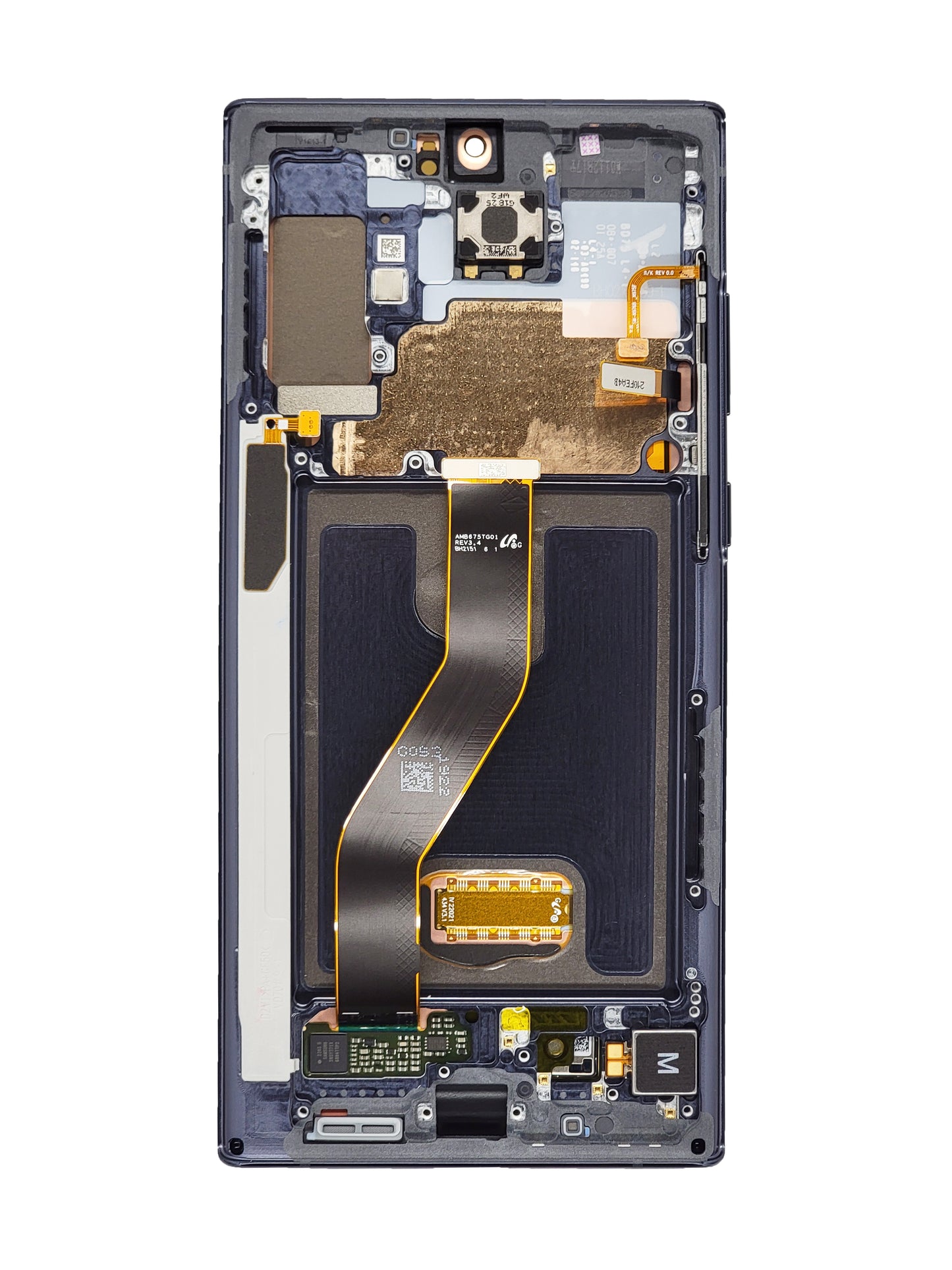 OLED Assembly with Frame for Galaxy Note 10 Plus N975 (AURA BLACK) (Aftermarket OLED)