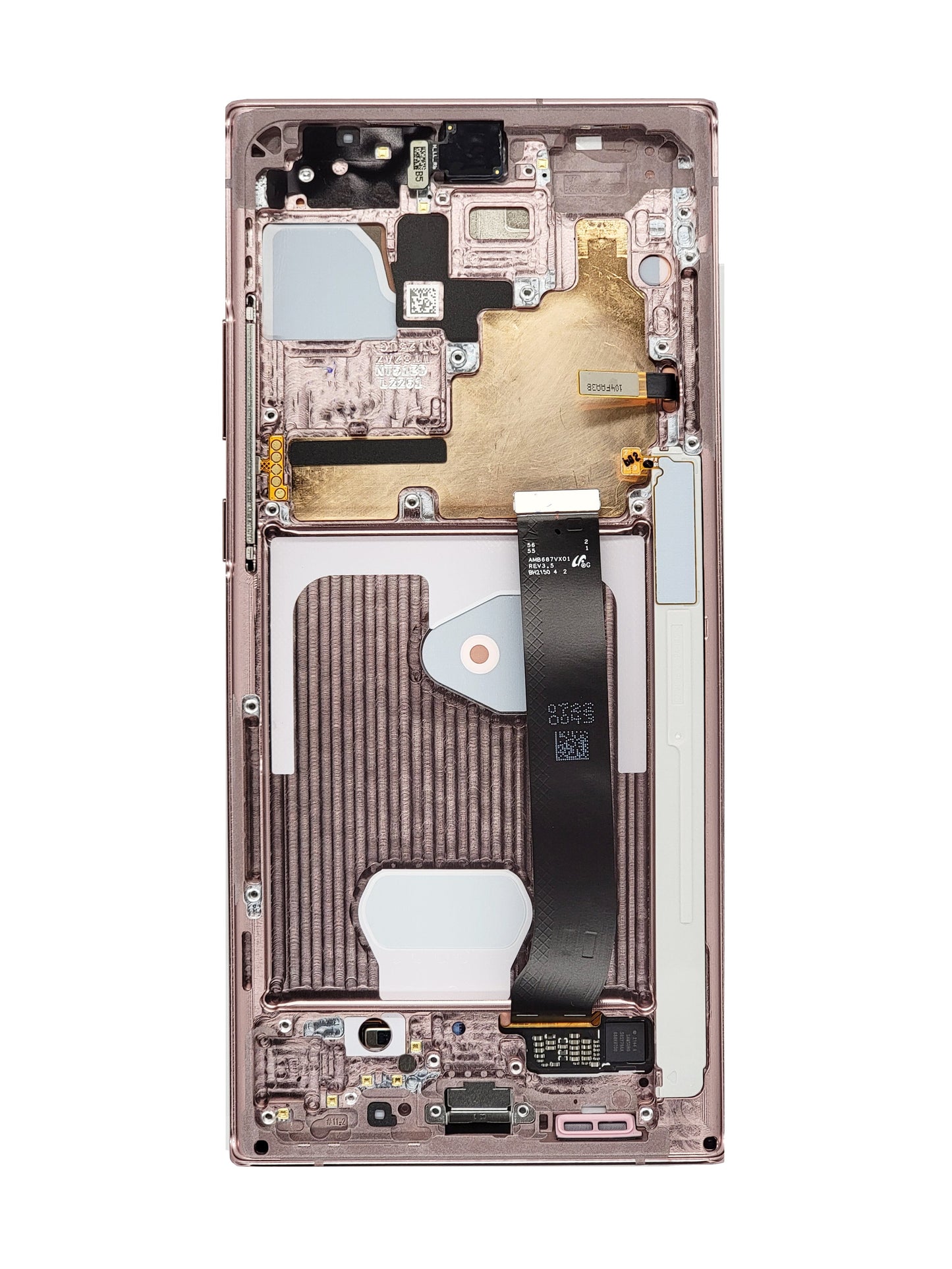 OLED Assembly with Frame for Galaxy Note 20 Ultra N985 / N986 (MYSTIC BRONZE) (Service Pack)