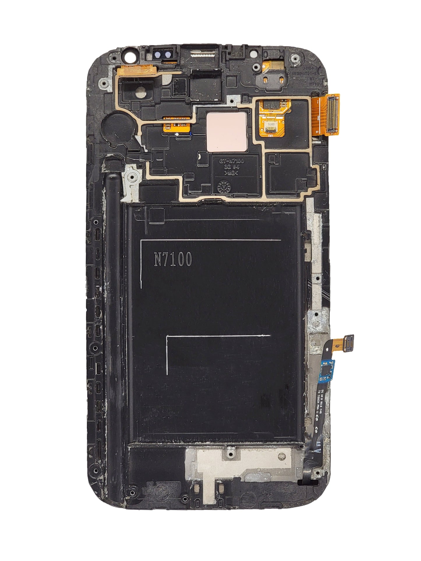 Samsung Note 2 Screen Assembly (With The Frame) (Refurbished) (White)