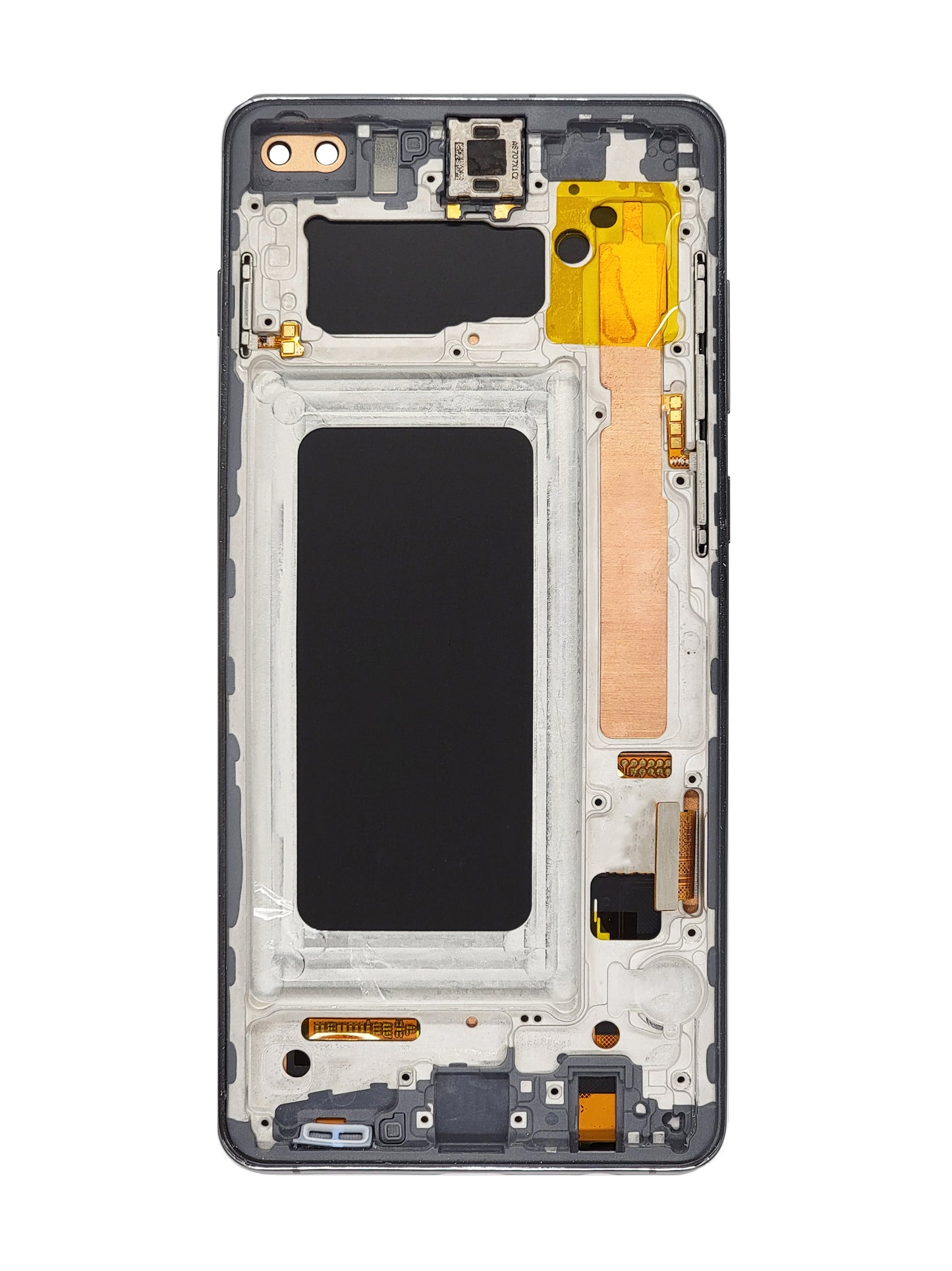 LCD Assembly with Frame for Galaxy S10 Plus (G975) (without Fingerprint Sensor) (PRISM BLACK) (Aftermarket)
